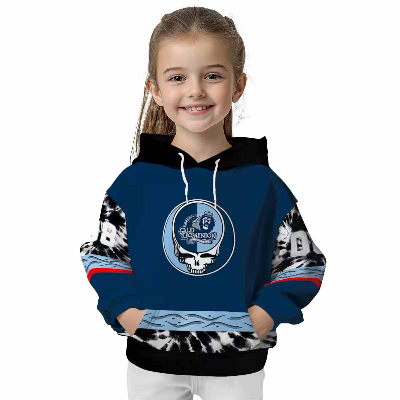 customized old dominion monarchs grateful vibes blue hoodie top rated