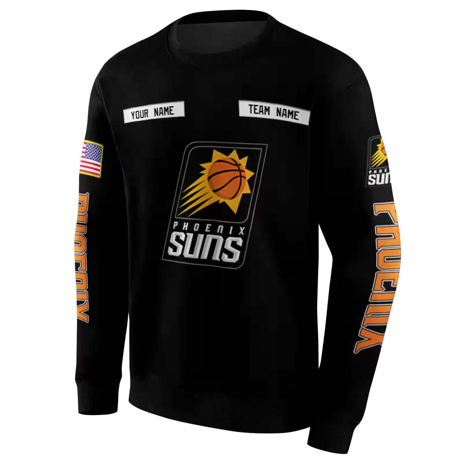 customized phoenix suns punisher skull black hoodie new arrival