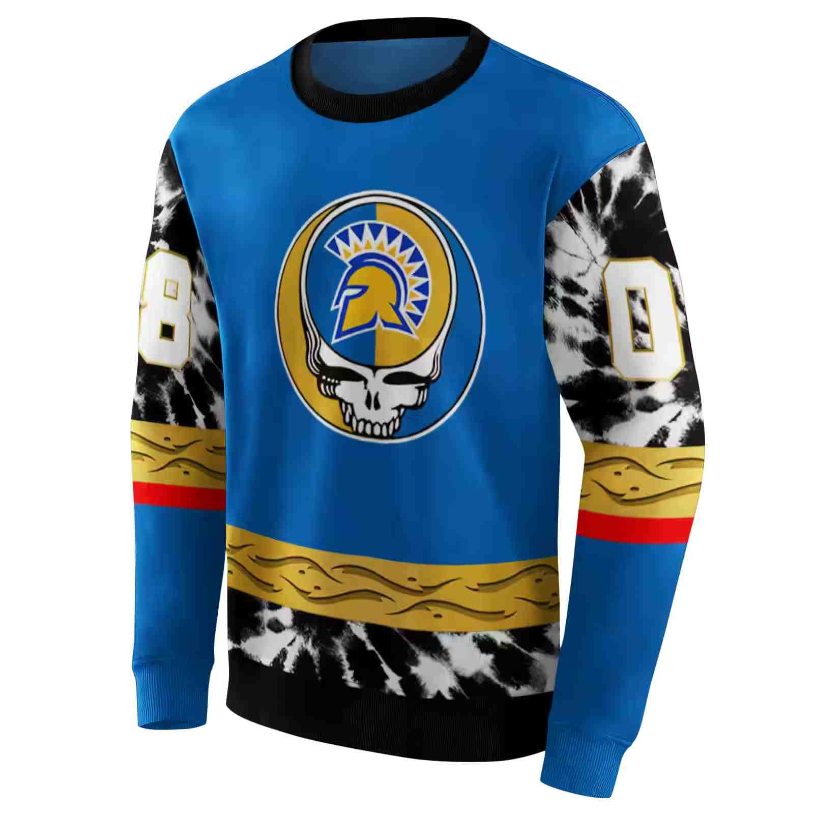 customized san jose state spartans grateful vibes blue hoodie new arrival