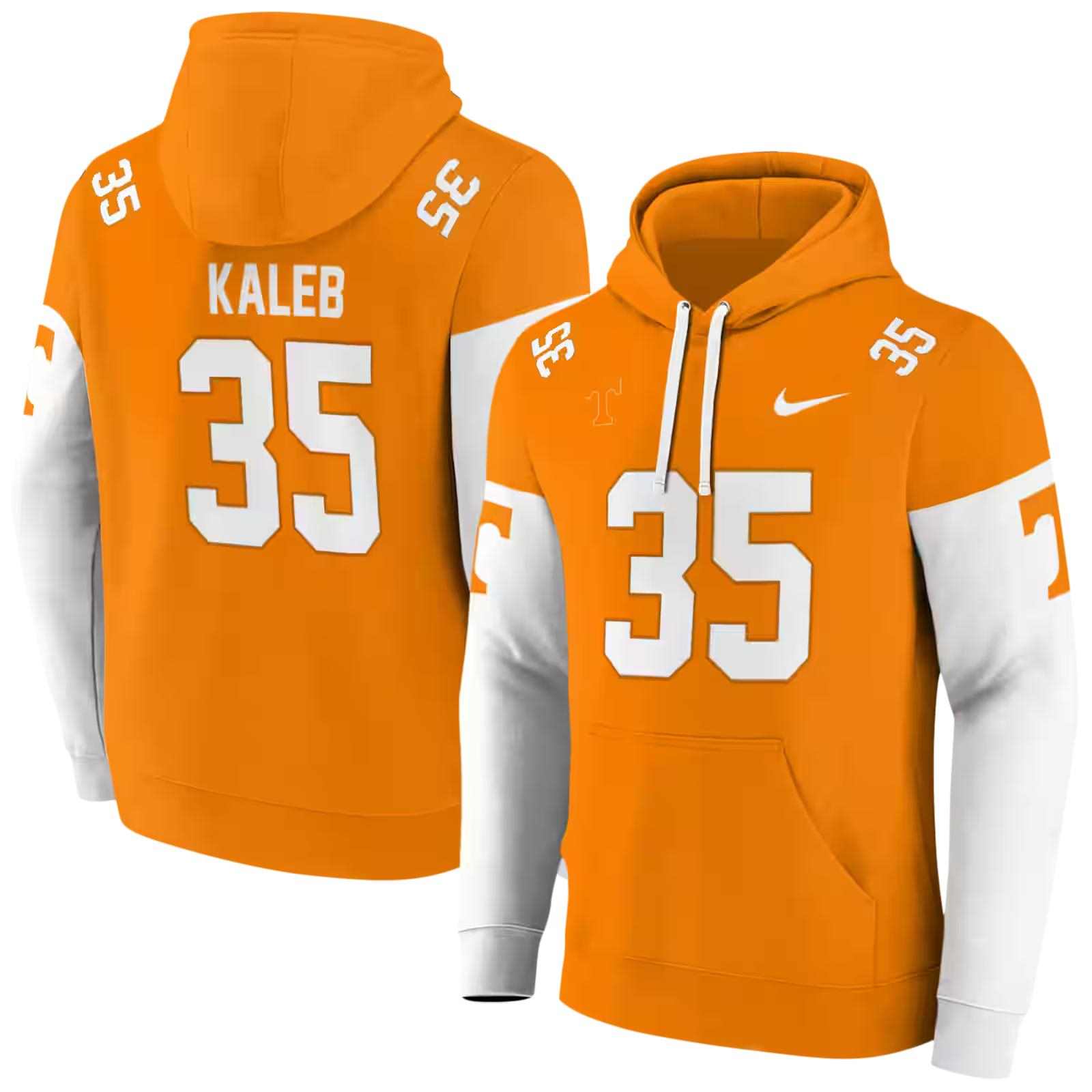 customized tennessee volunteers minimal design orange hoodie fashion forward