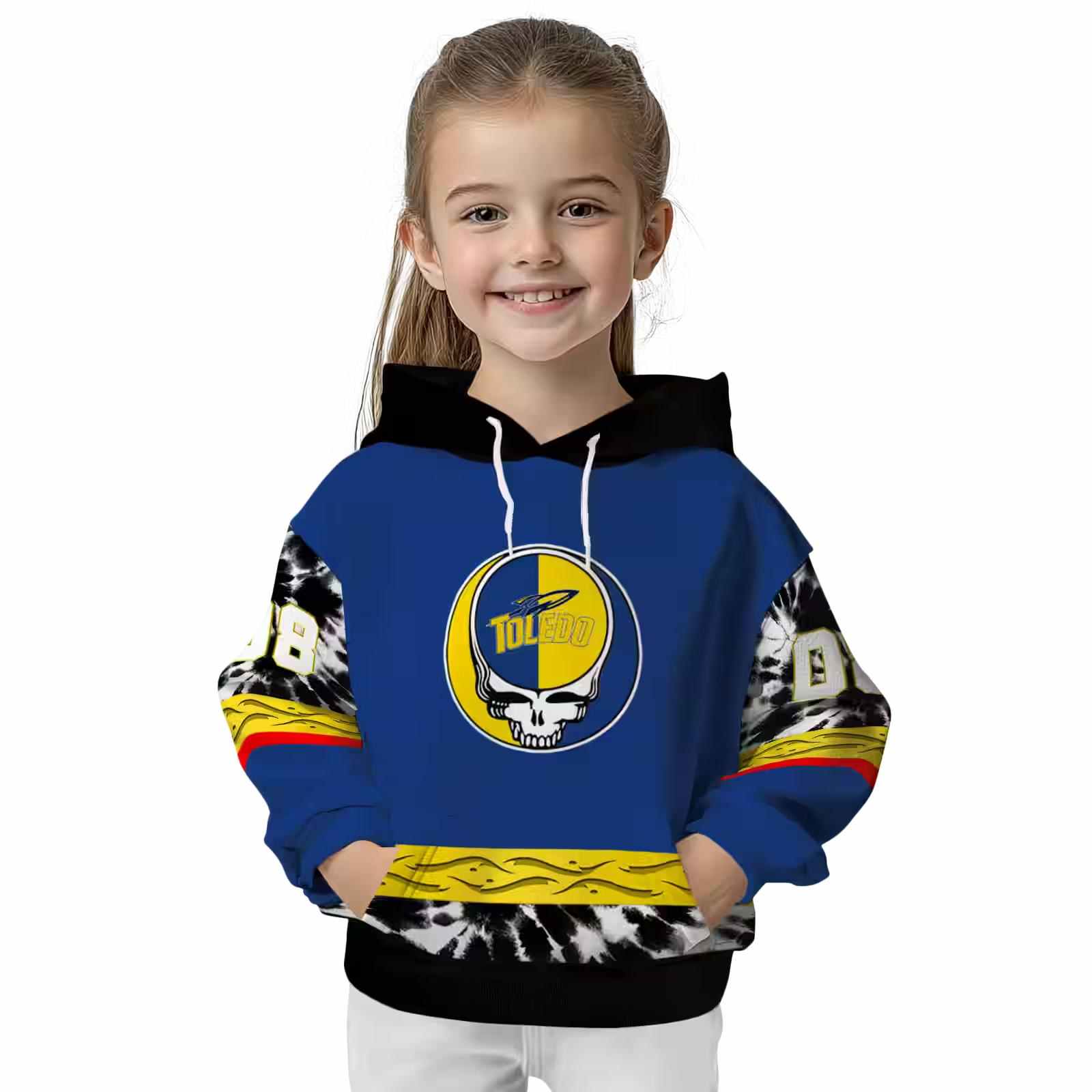 customized toledo rockets grateful vibes blue hoodie top rated