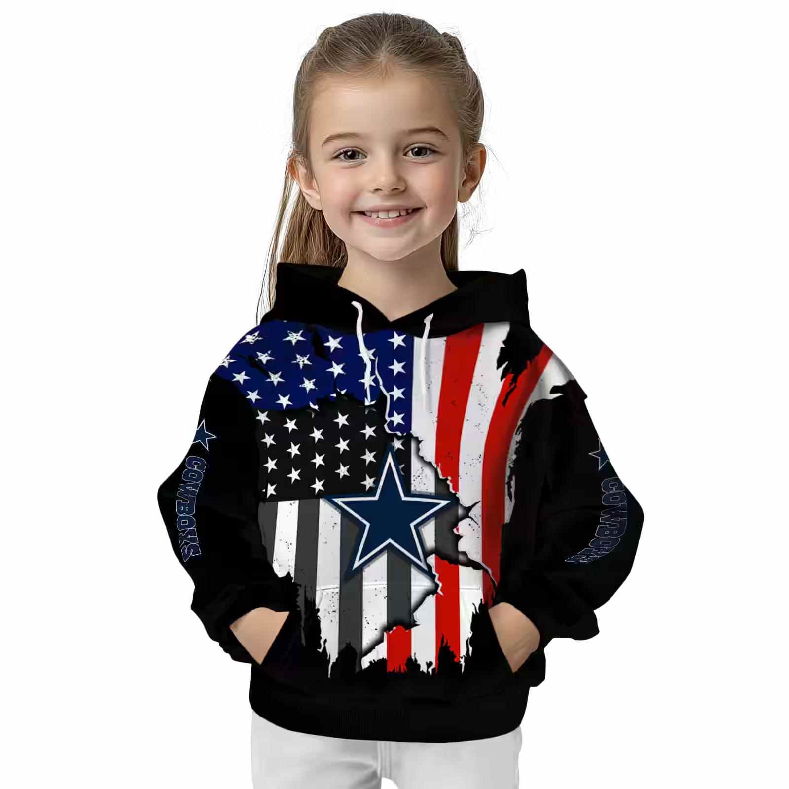 dallas cowboys american pride black hoodie top rated