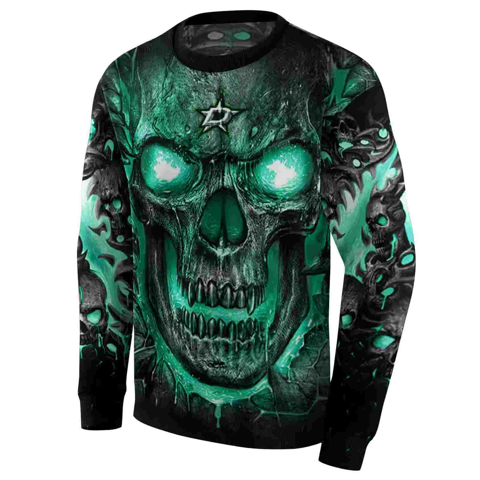 dallas stars demonic skull green black hoodie new arrival