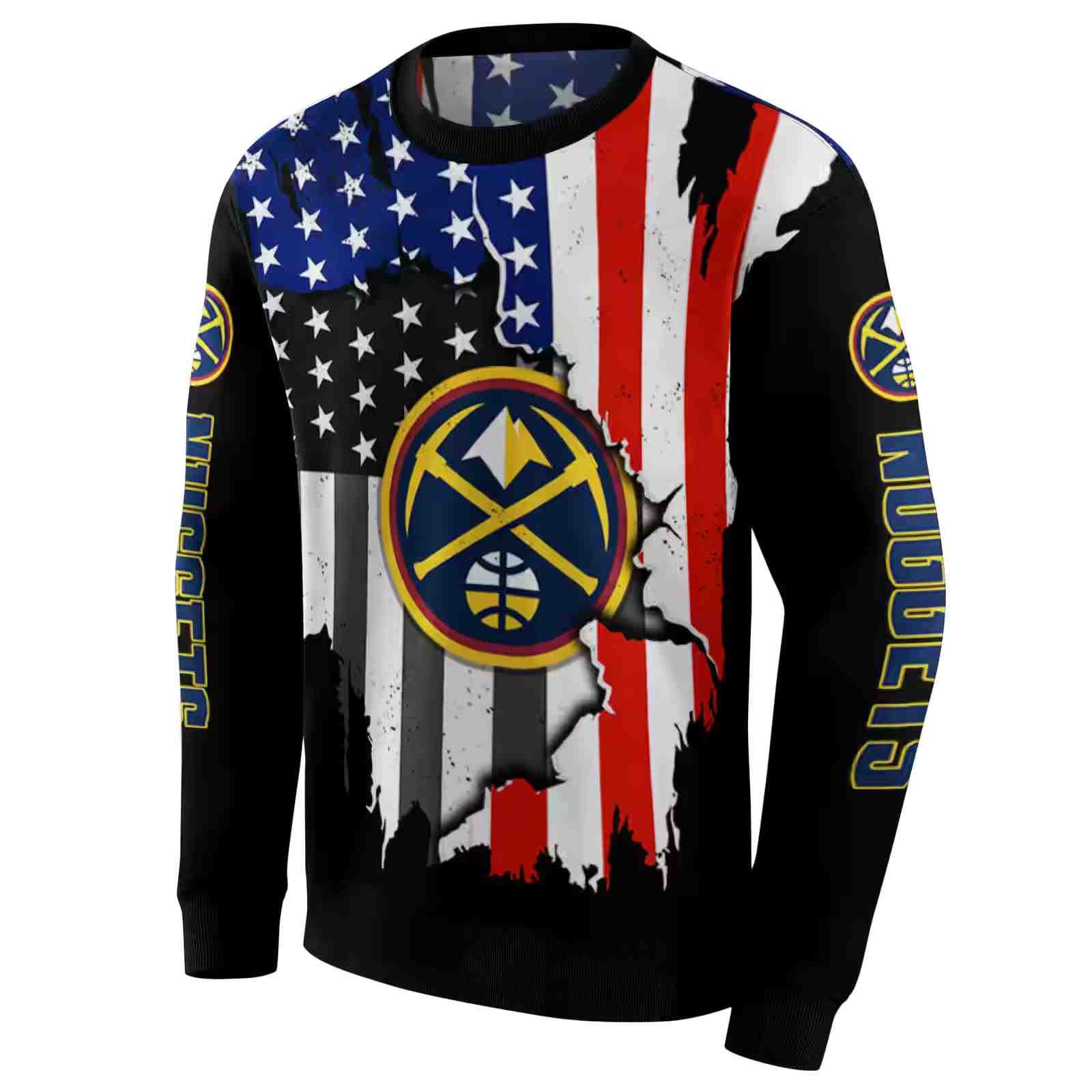 denver nuggets american pride black hoodie new arrival