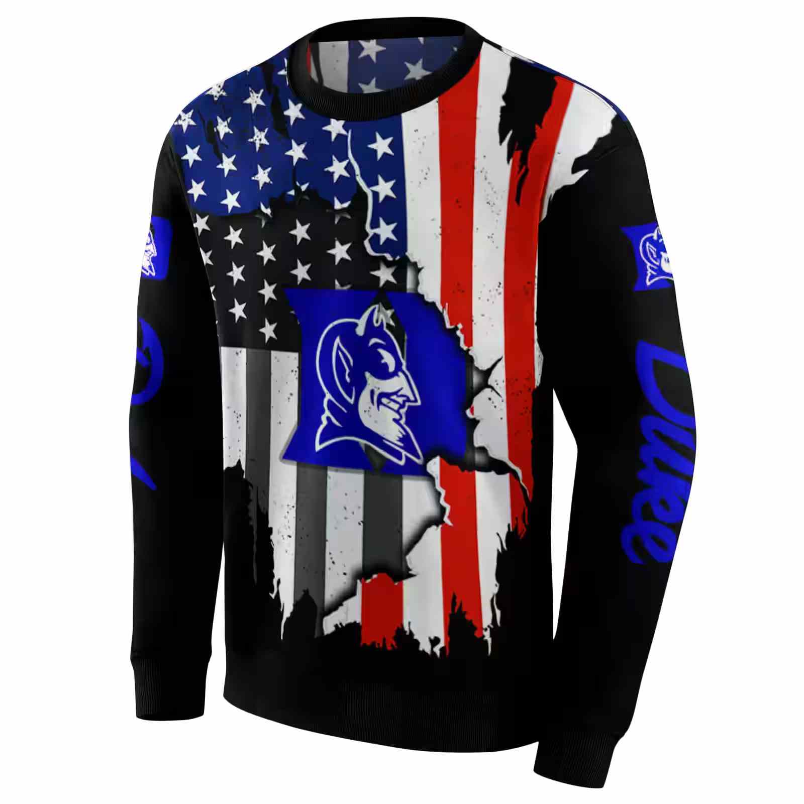 duke blue devils american pride black hoodie new arrival