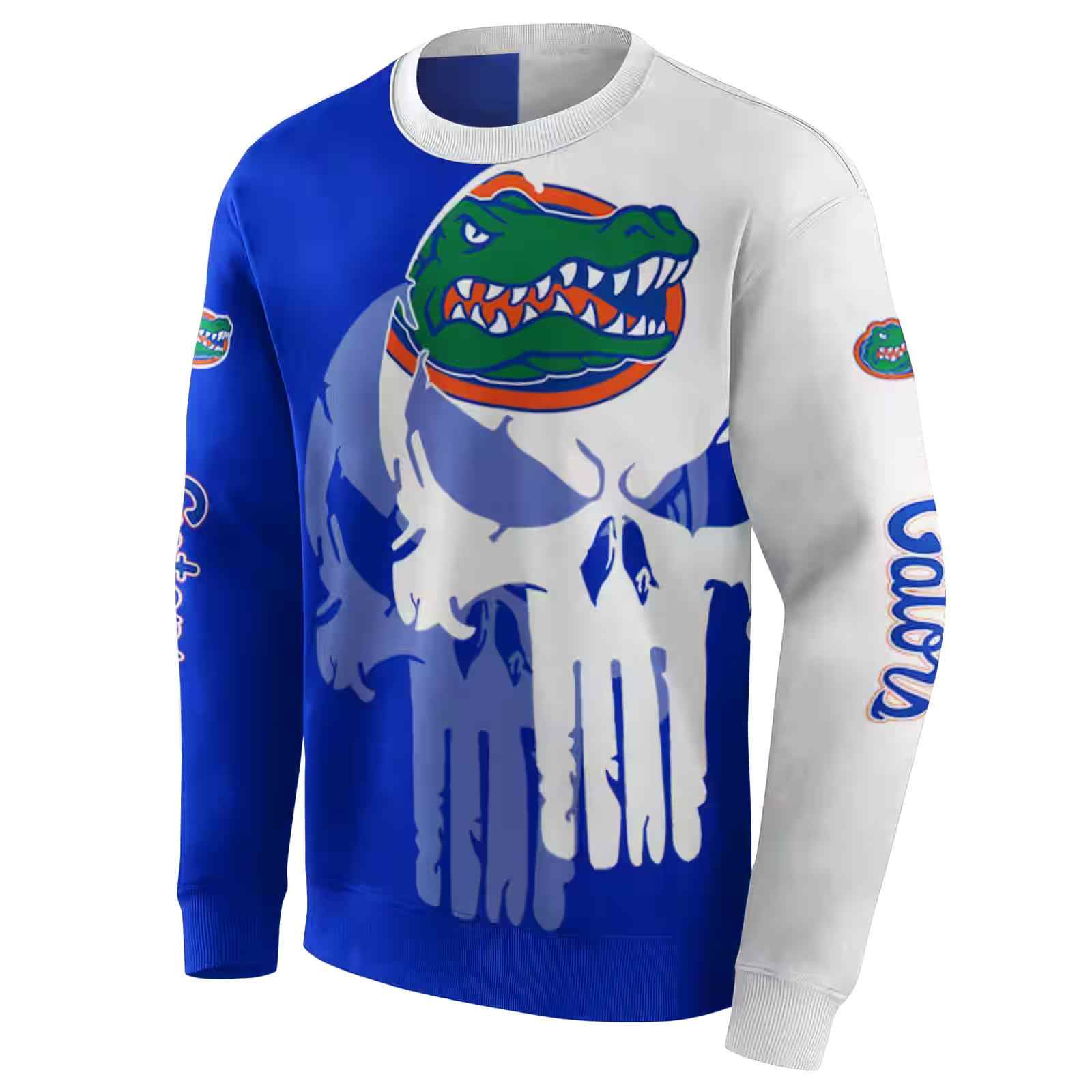 florida gators graphic punisher blue white hoodie new arrival