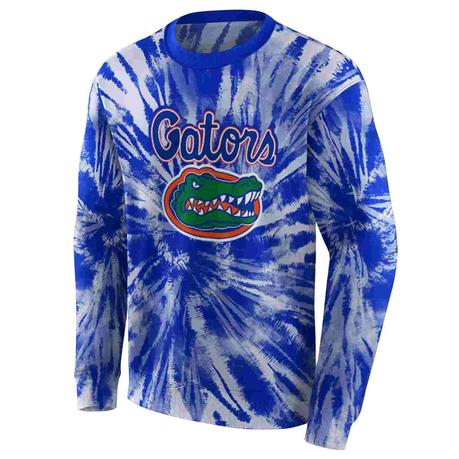 florida gators tie dye pattern blue hoodie new arrival