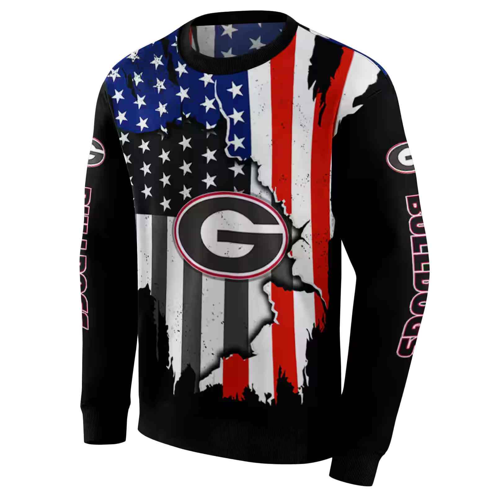 georgia bulldogs american pride black hoodie new arrival