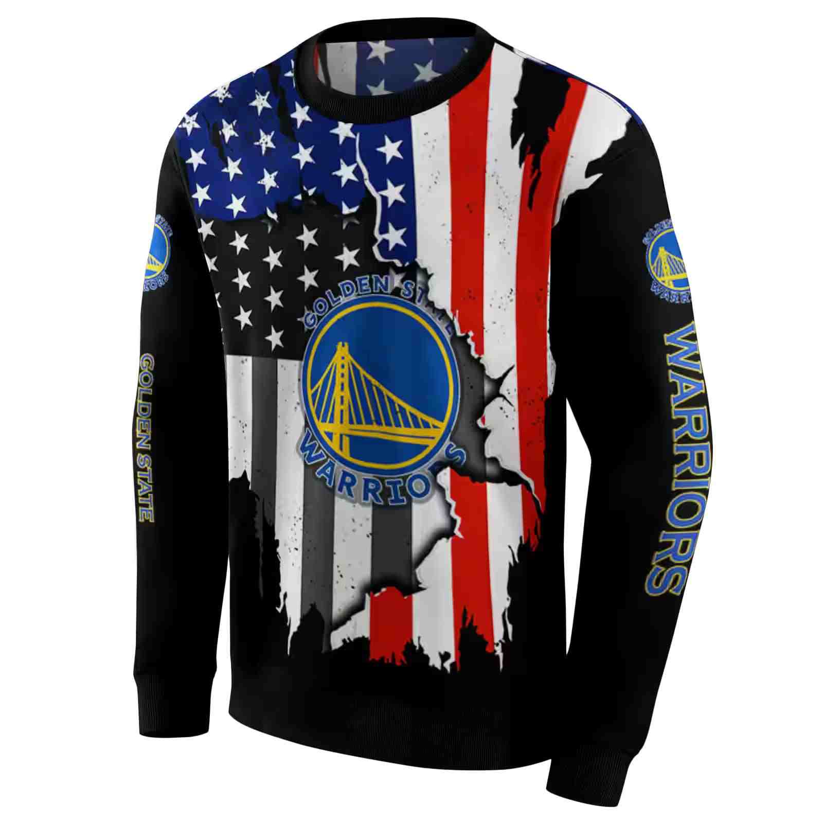 golden state warriors american pride black hoodie new arrival