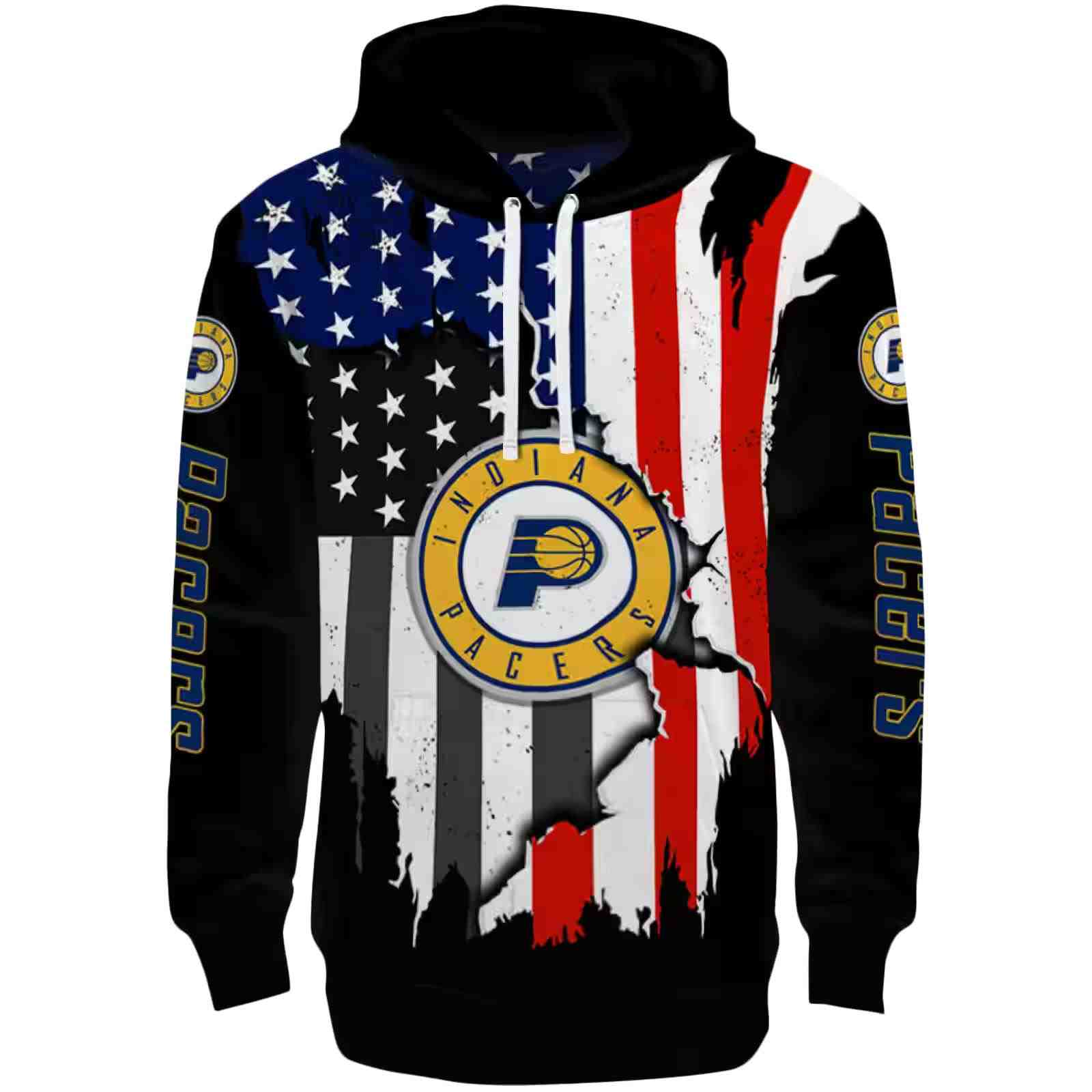 Indiana Pacers American Pride Black Hoodie