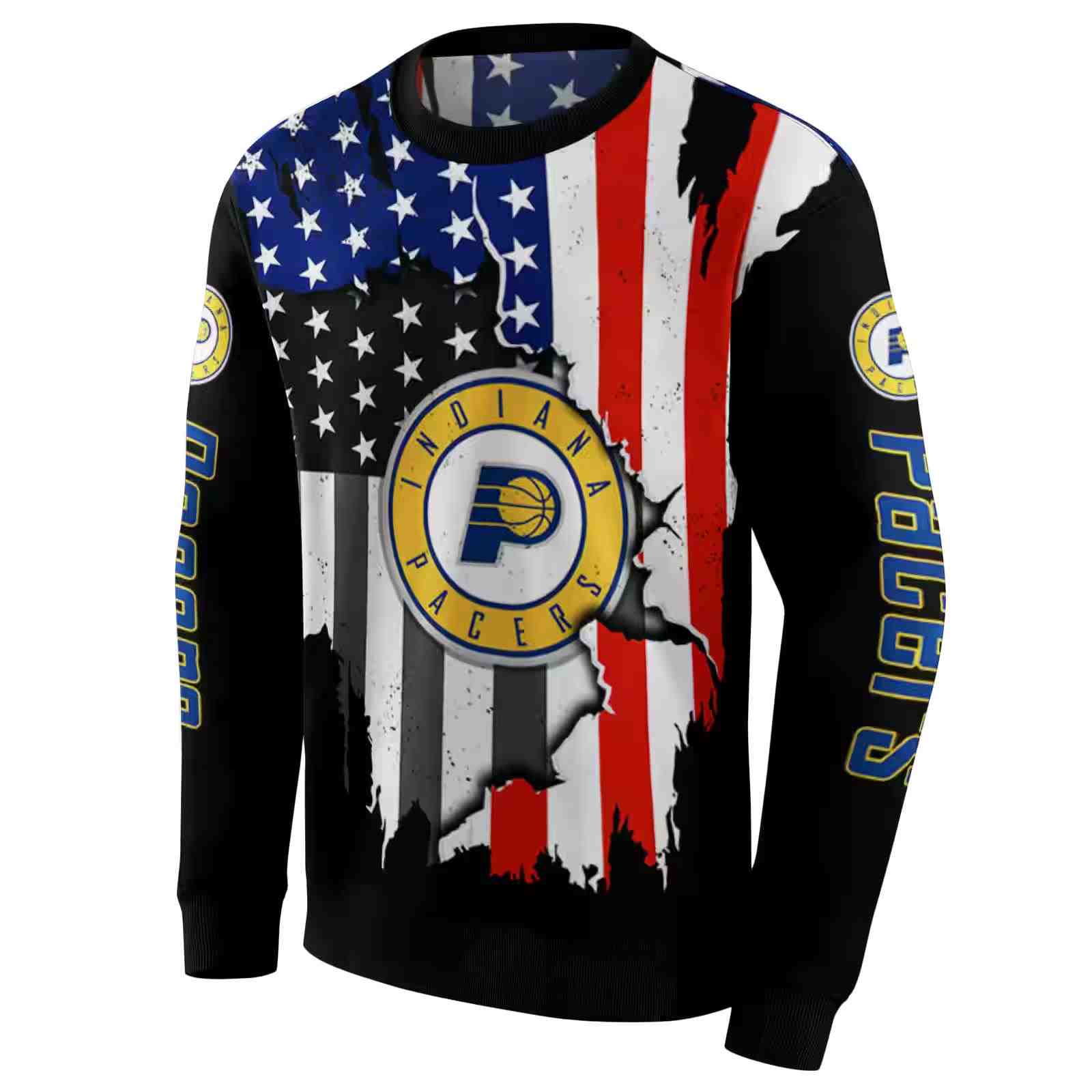 indiana pacers american pride black hoodie new arrival