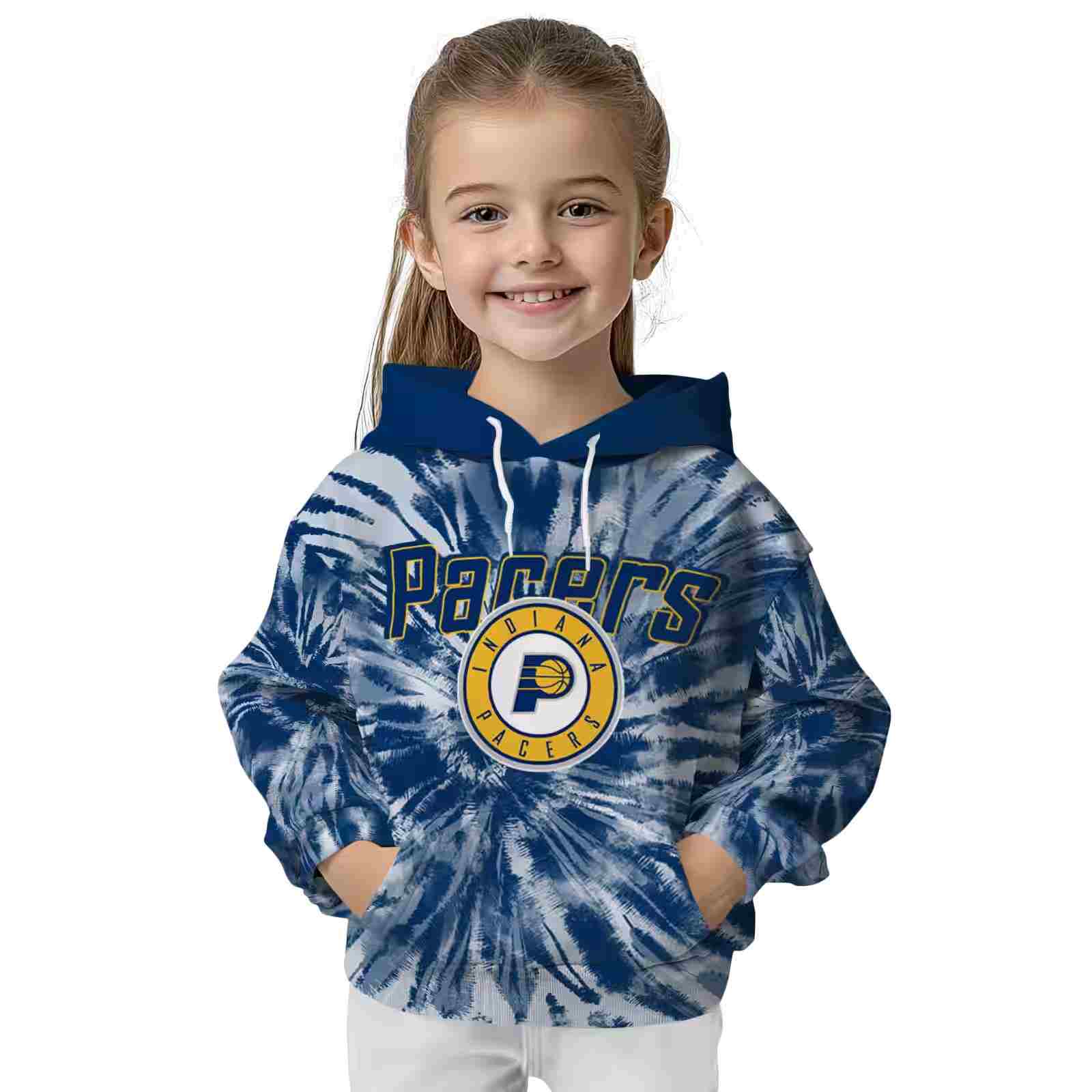 indiana pacers tie dye pattern blue hoodie top rated