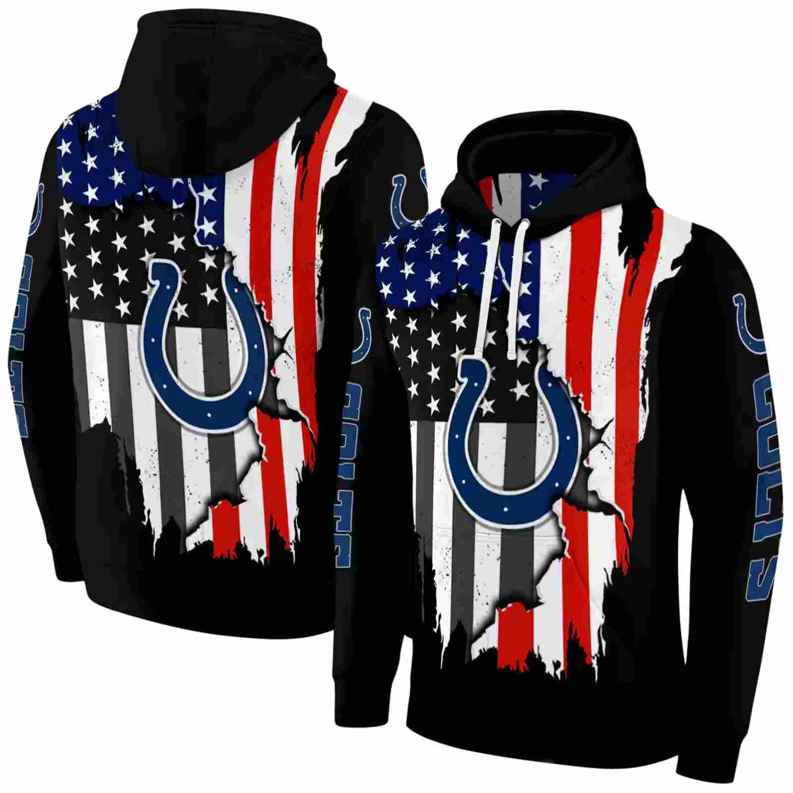 indianapolis colts american pride black hoodie fashion forward