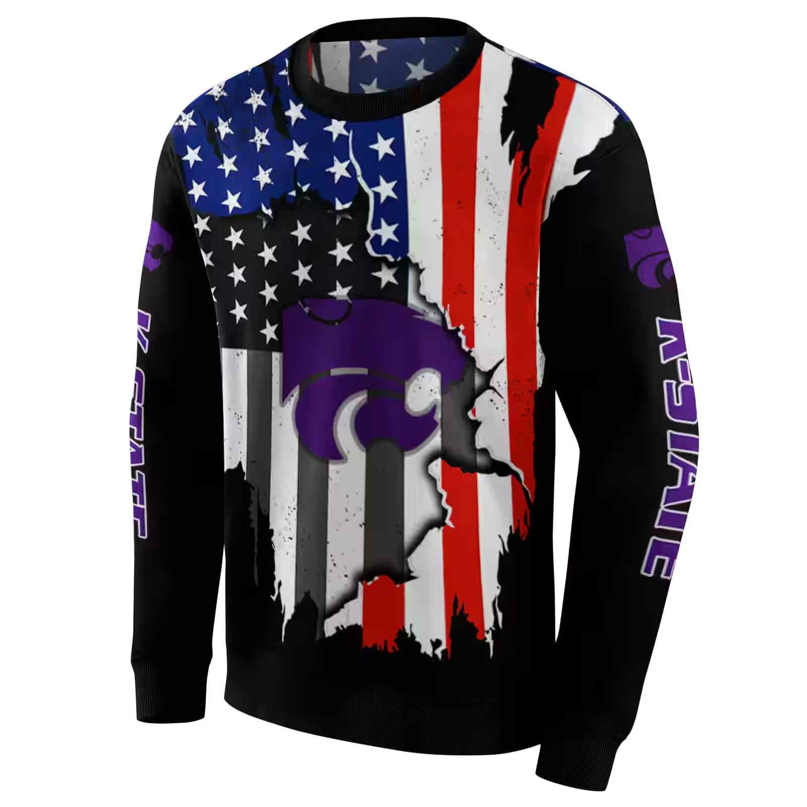 kansas state wildcats american pride black hoodie new arrival