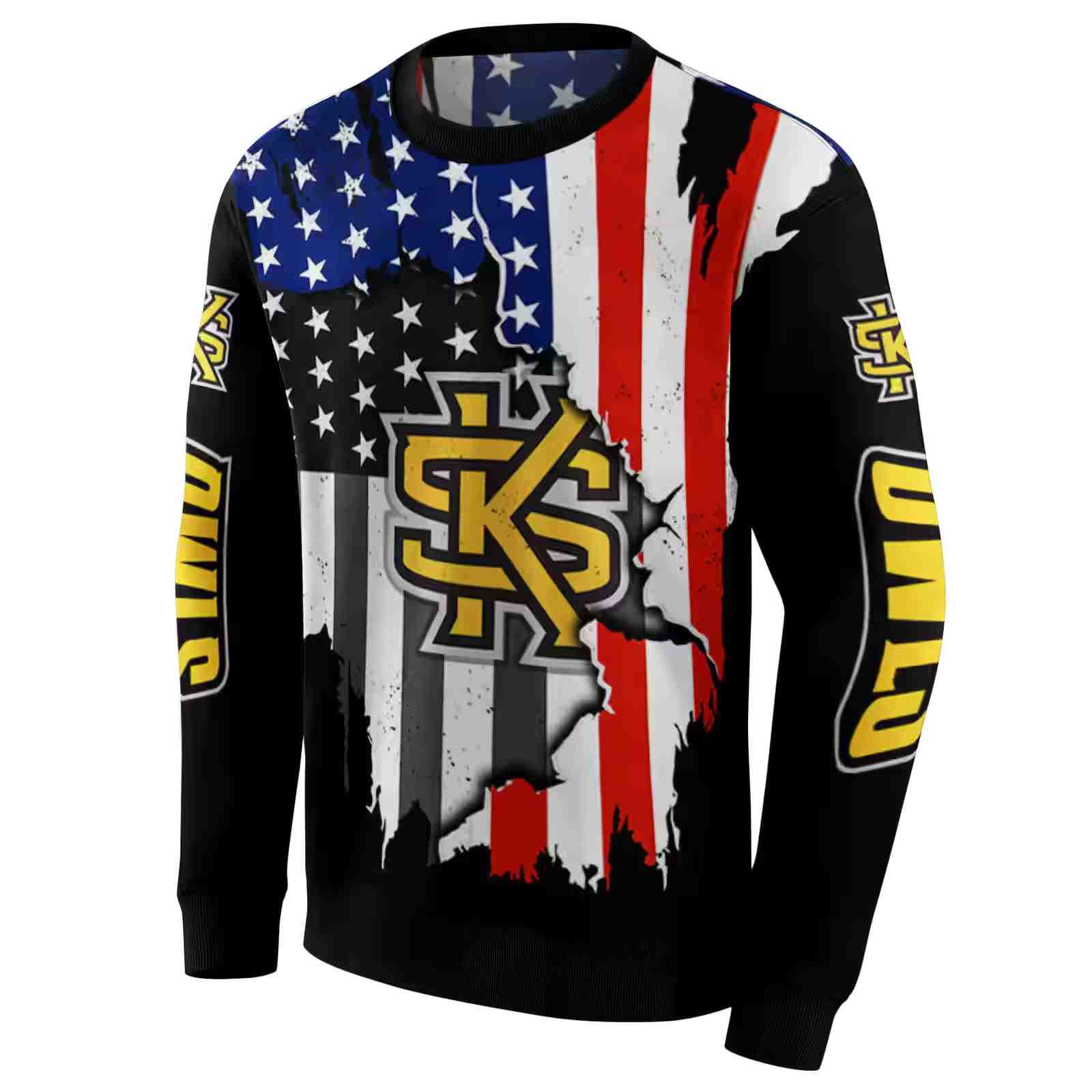 kennesaw state owls american pride black hoodie new arrival