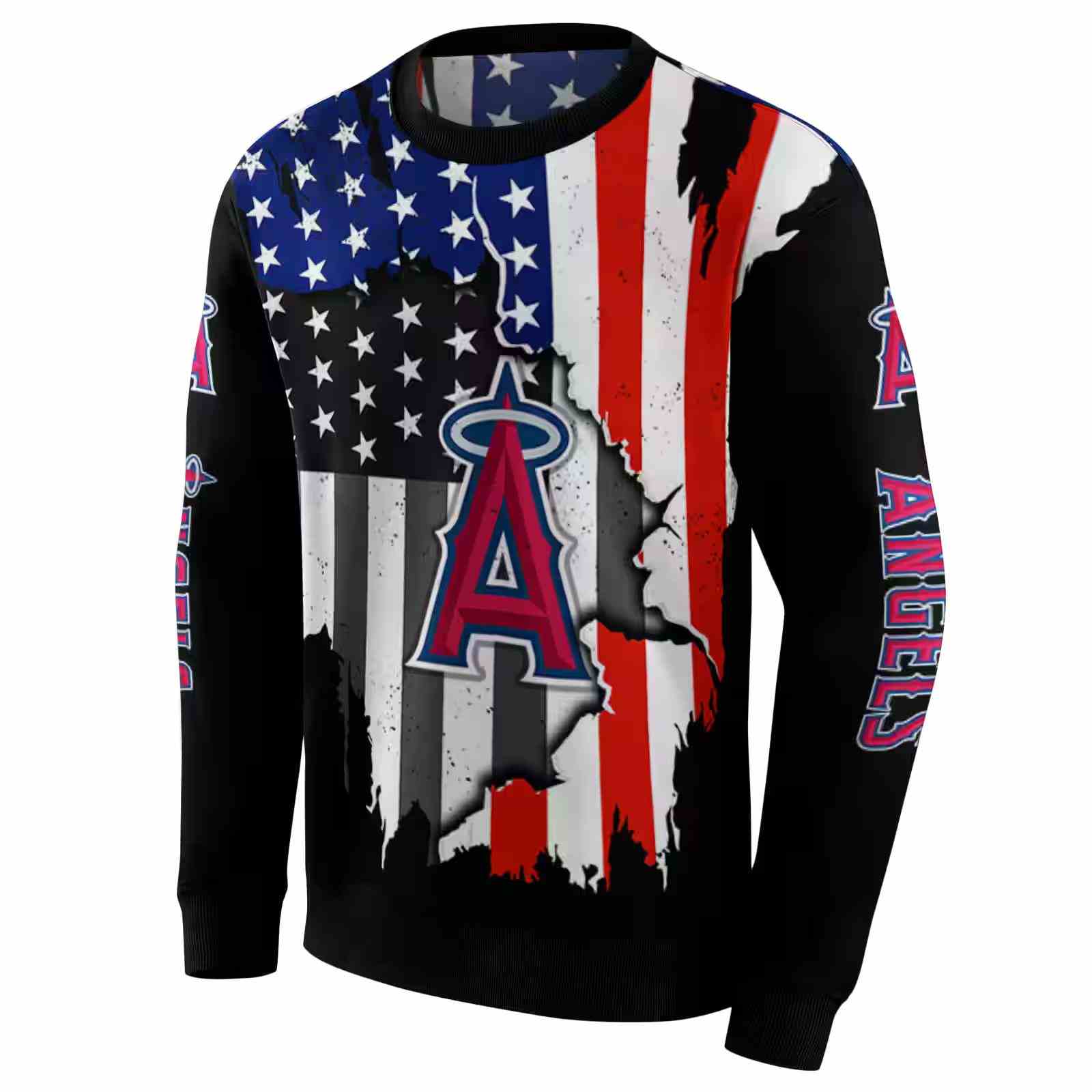 los angeles angels american pride black hoodie new arrival