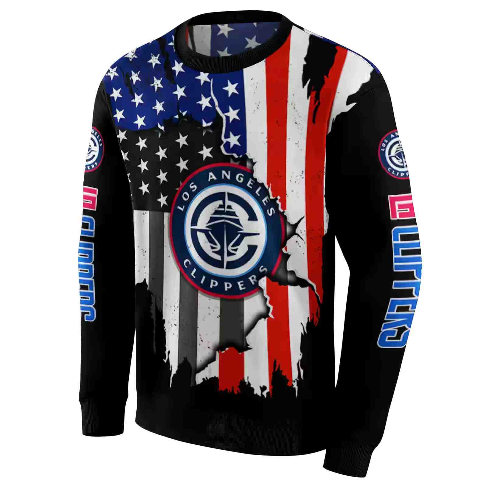 los angeles clippers american pride black hoodie new arrival