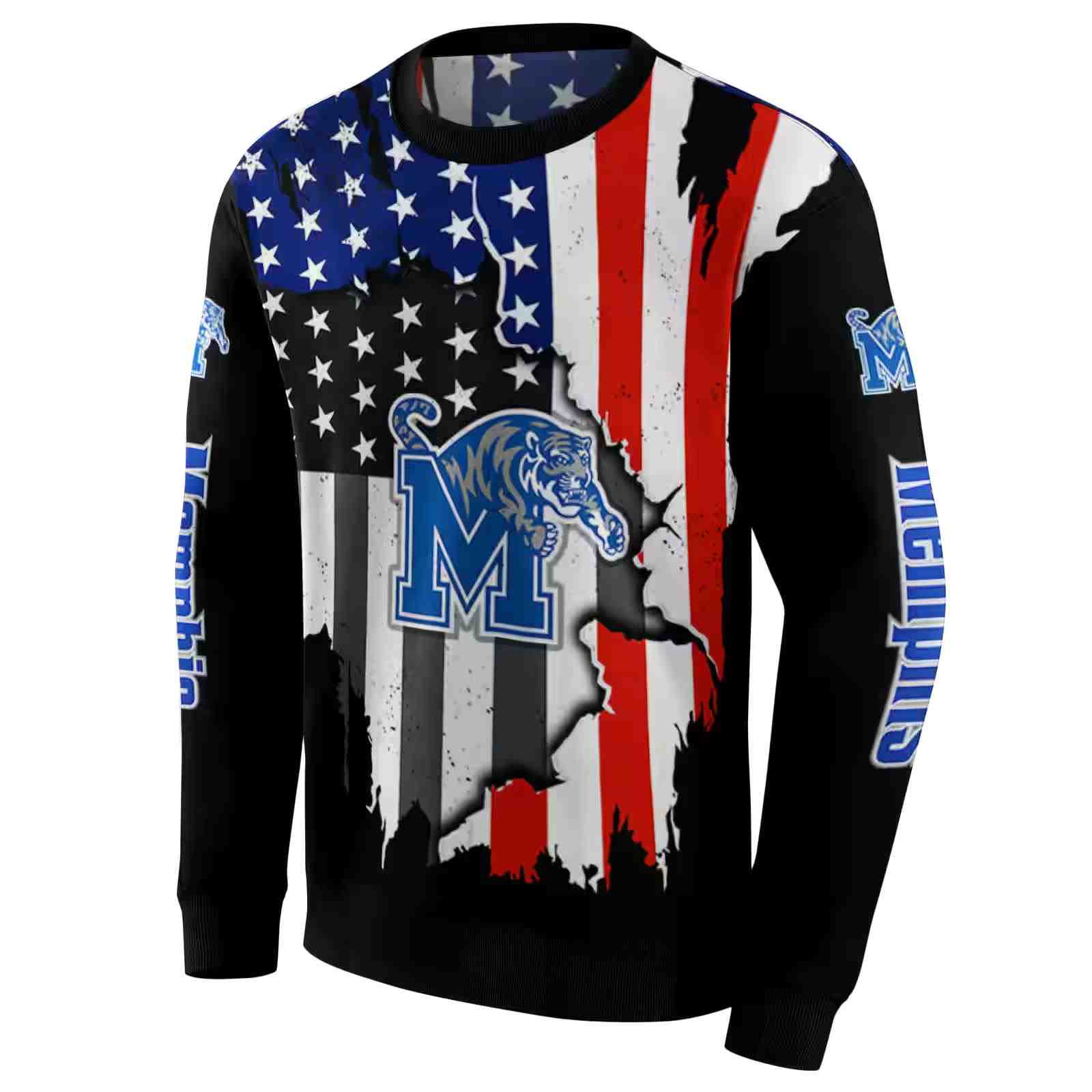 memphis tigers american pride black hoodie new arrival