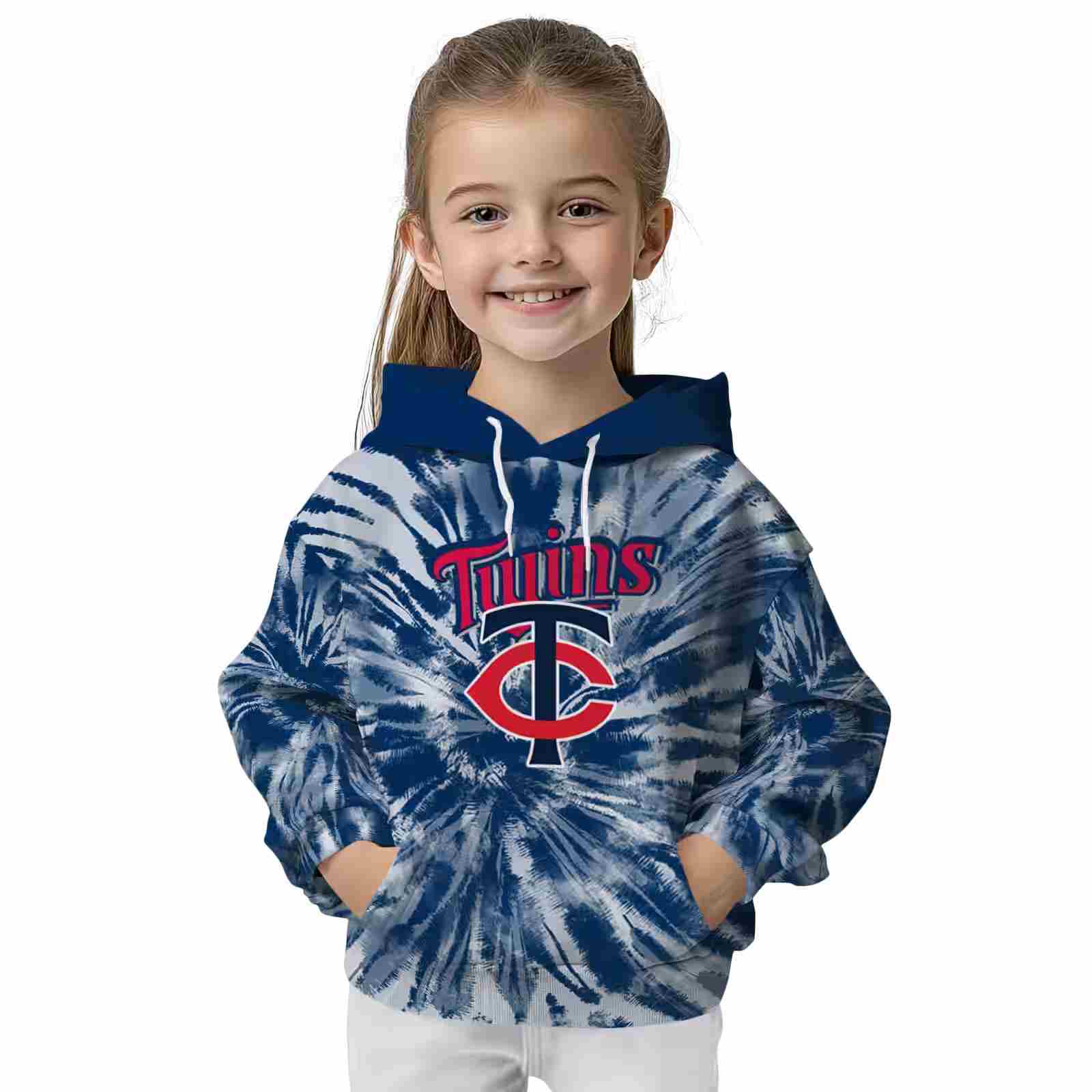 minnesota twins tie dye pattern navy hoodie top rated