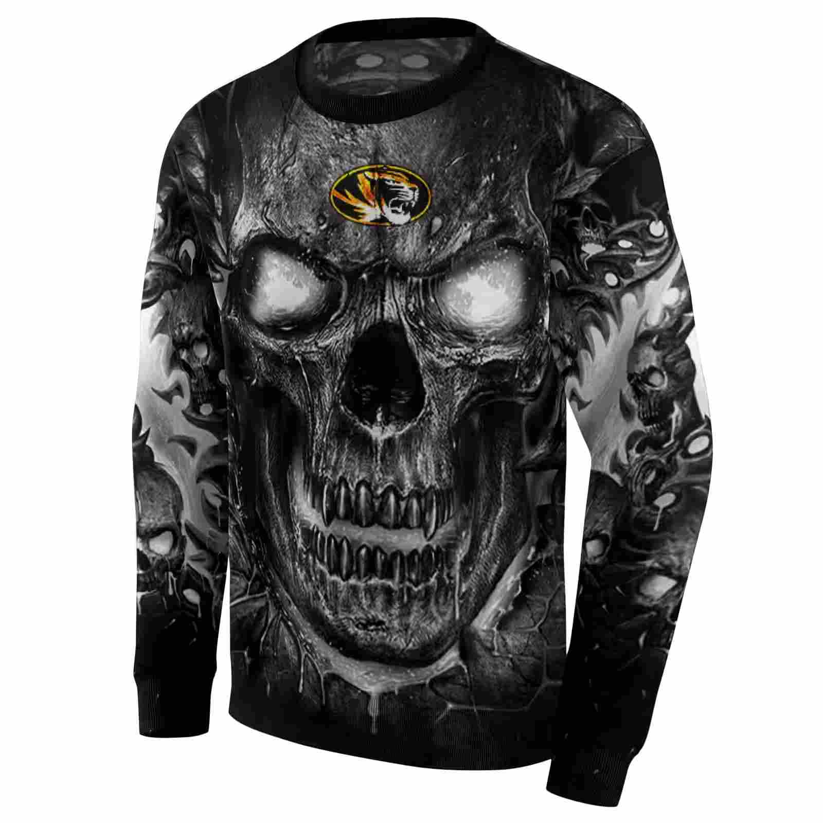 missouri tigers demonic skull black hoodie new arrival