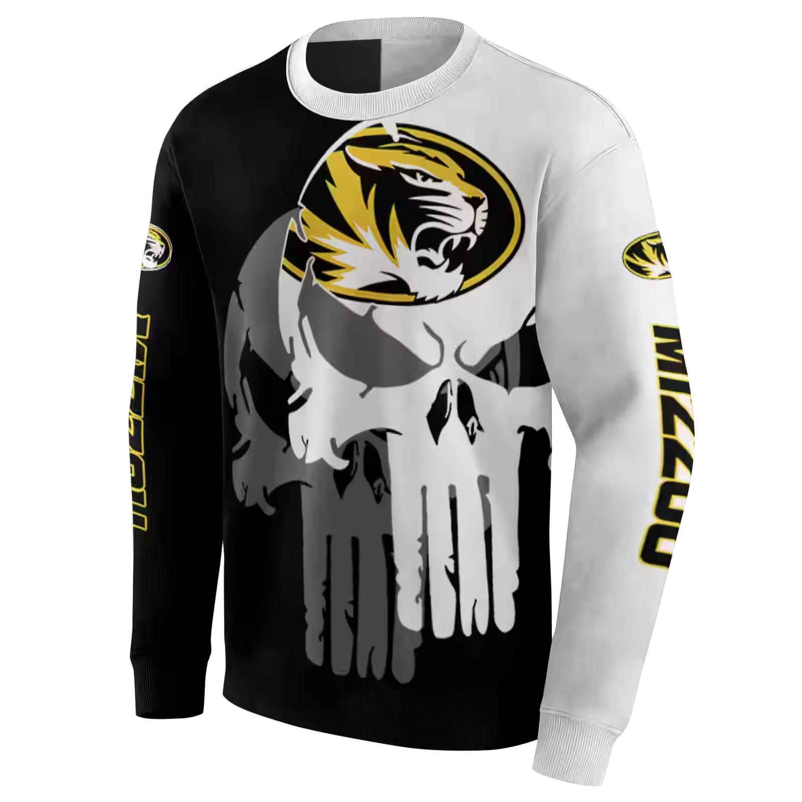 missouri tigers graphic punisher black white hoodie new arrival