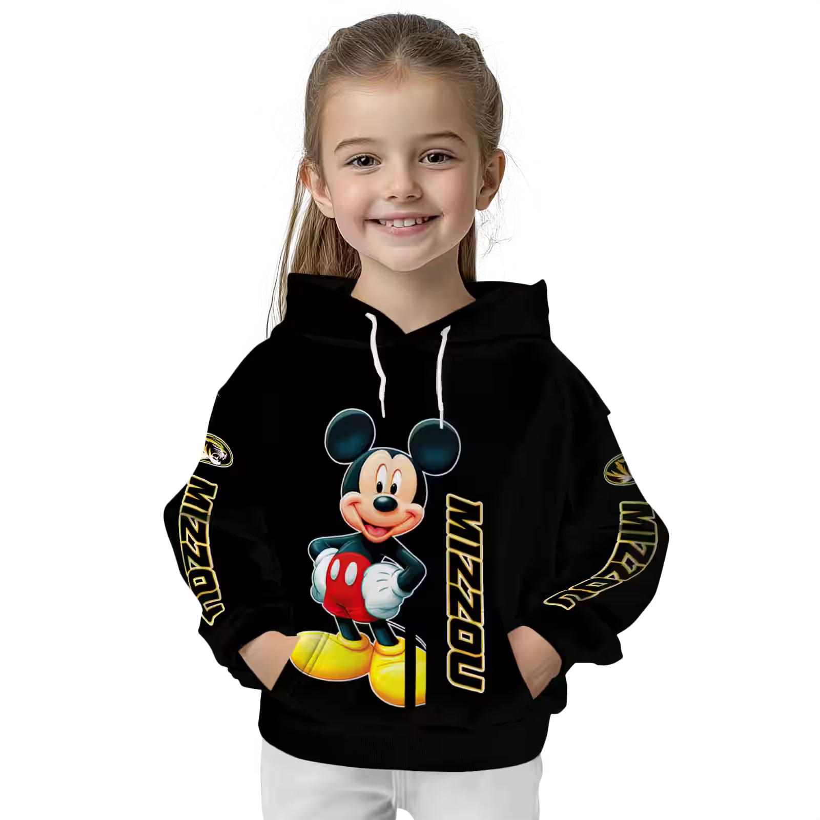 missouri tigers mickey mouse black hoodie top rated