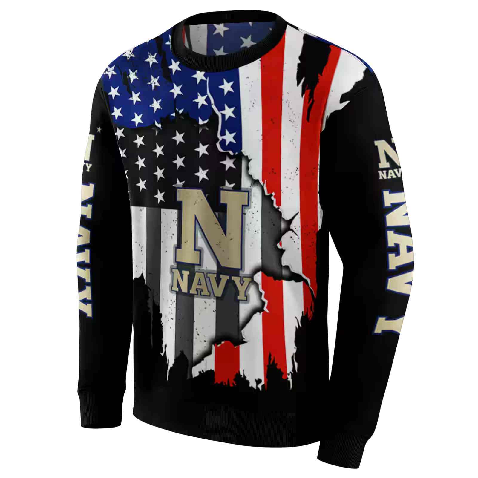 navy midshipmen american pride black hoodie new arrival