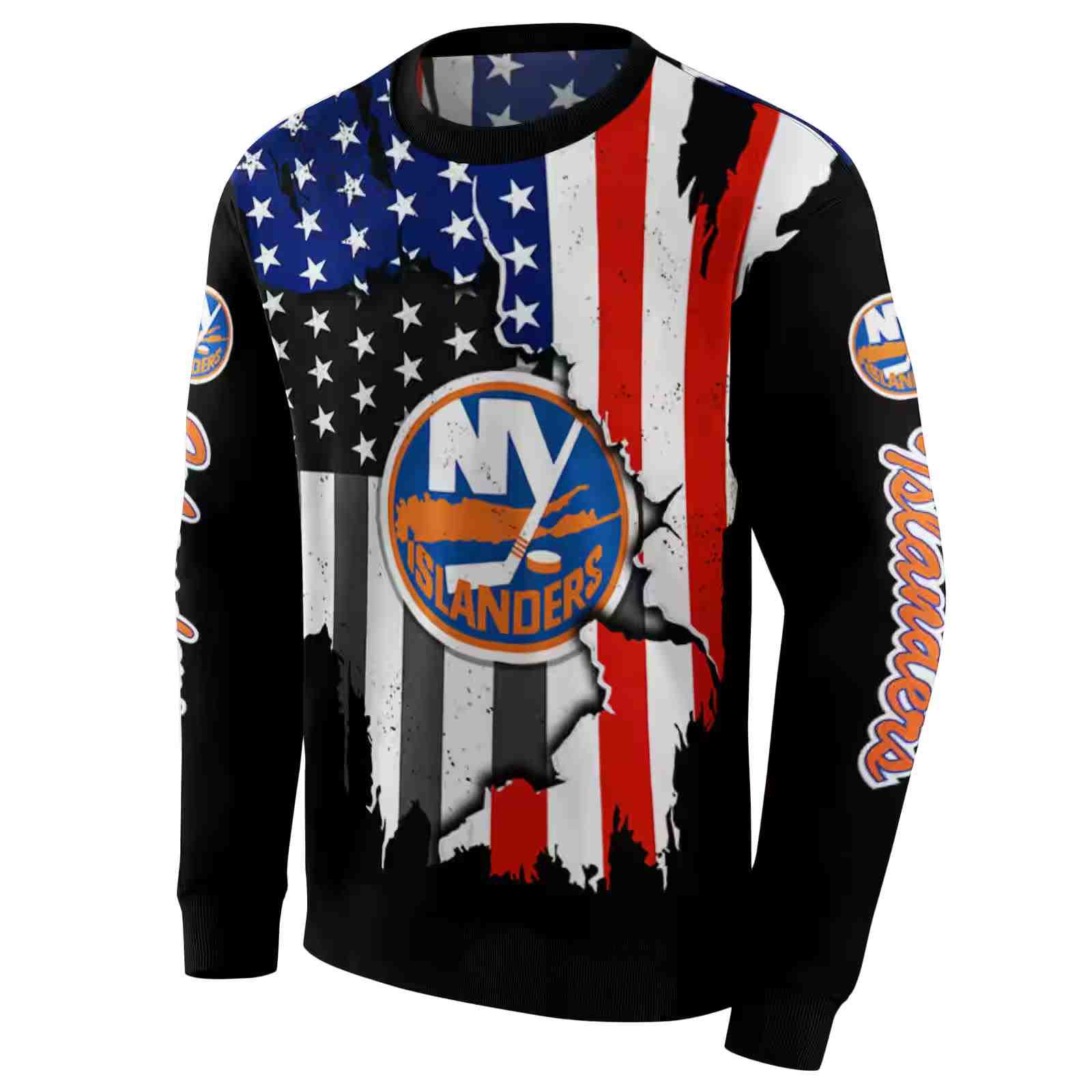 new york islanders american pride black hoodie new arrival