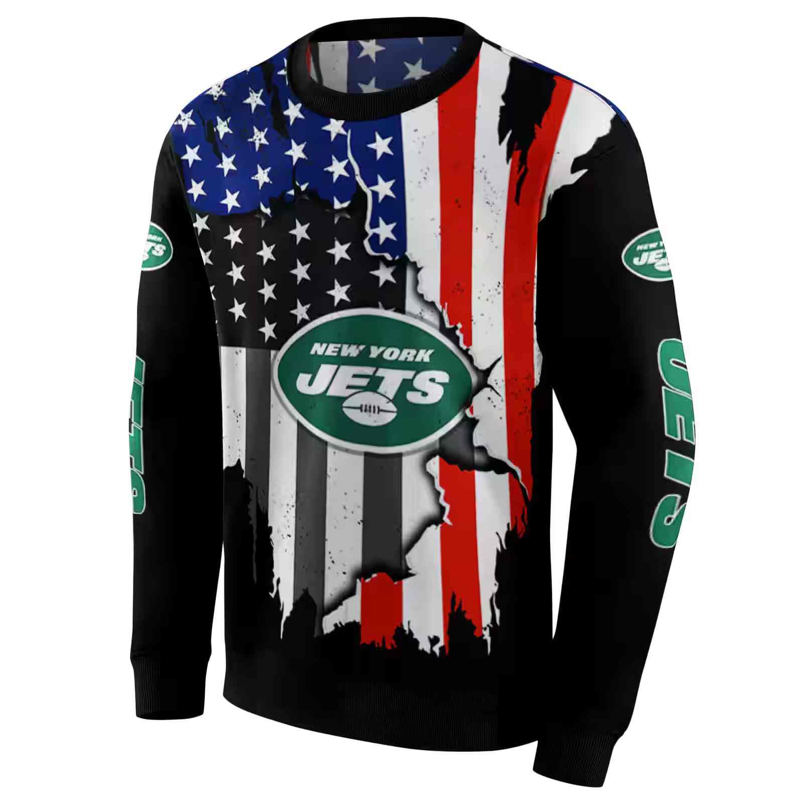 new york jets american pride black hoodie new arrival