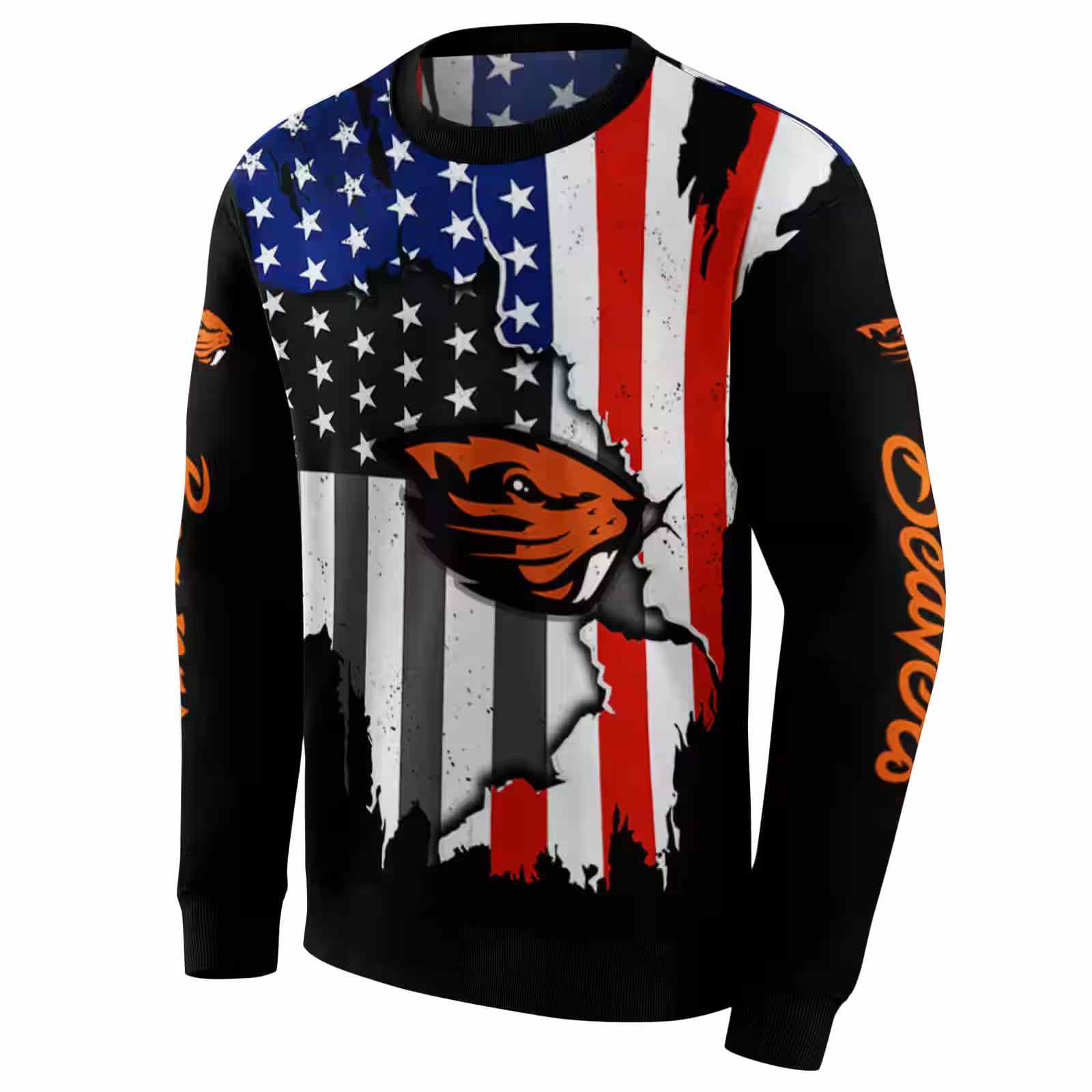 oregon state beavers american pride black hoodie new arrival