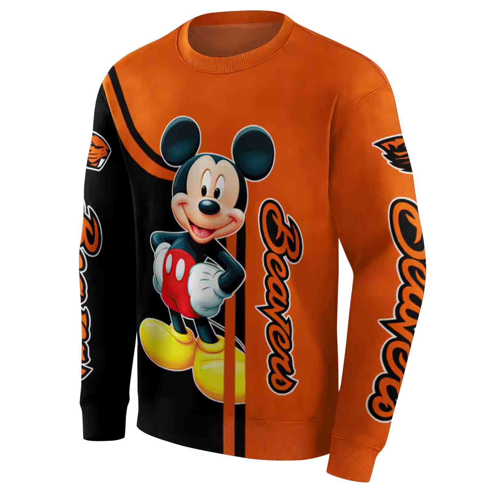 oregon state beavers mickey mouse orange black hoodie new arrival