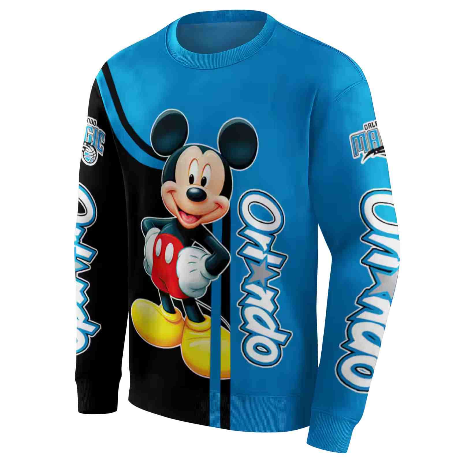 orlando magic mickey mouse blue black hoodie new arrival