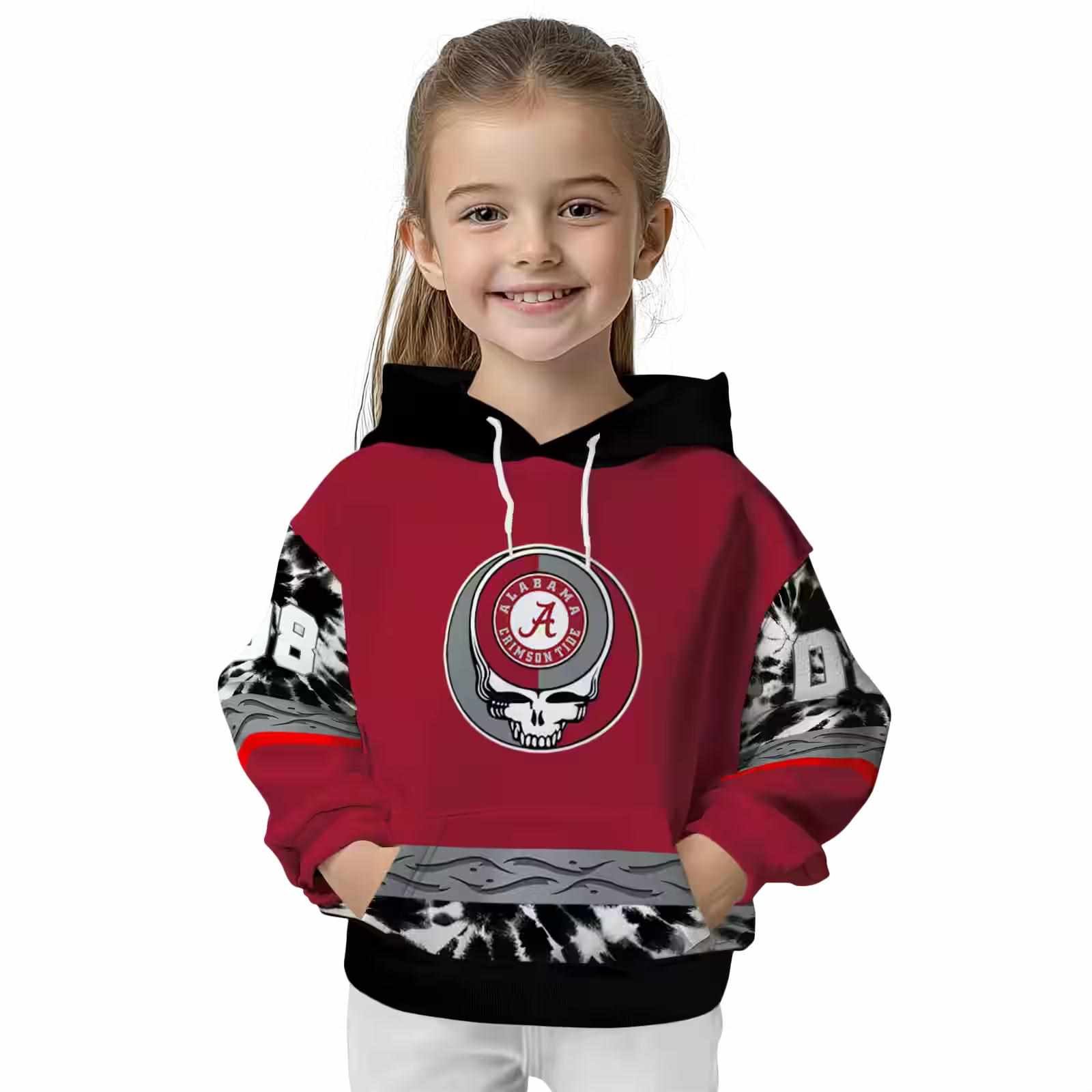 personalized alabama crimson tide grateful vibes crimson hoodie top rated