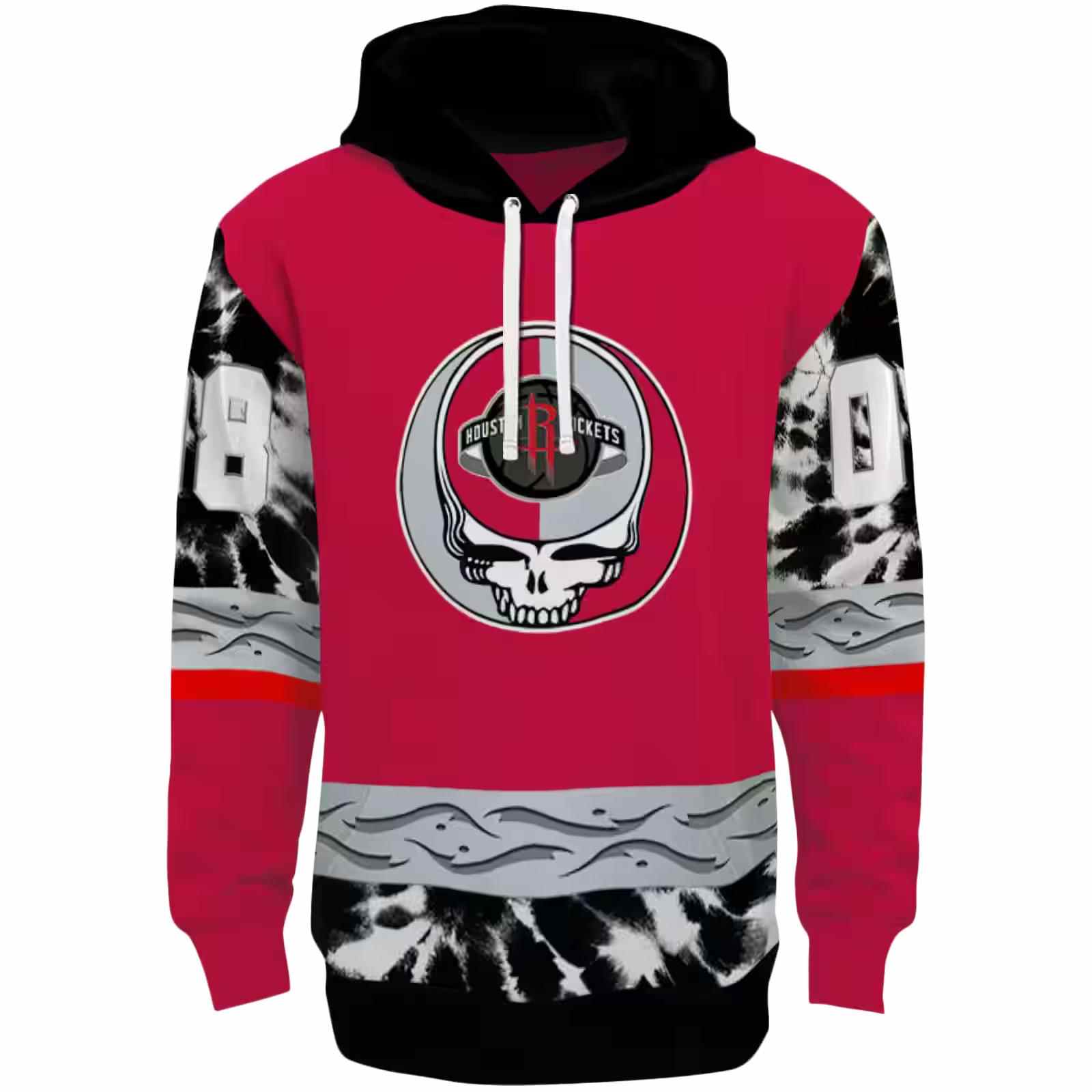 Personalized Houston Rockets Grateful Vibes Red Hoodie