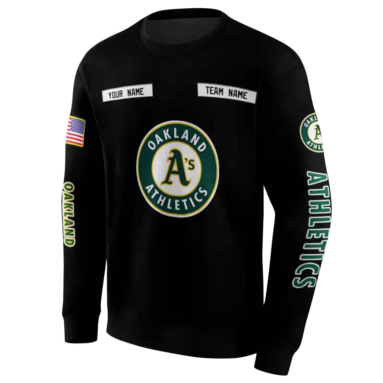 personalized oakland athletics punisher skull black hoodie new arrival