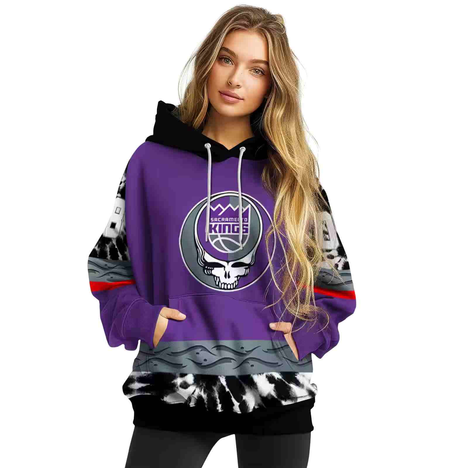 personalized sacramento kings grateful vibes purple hoodie high quality