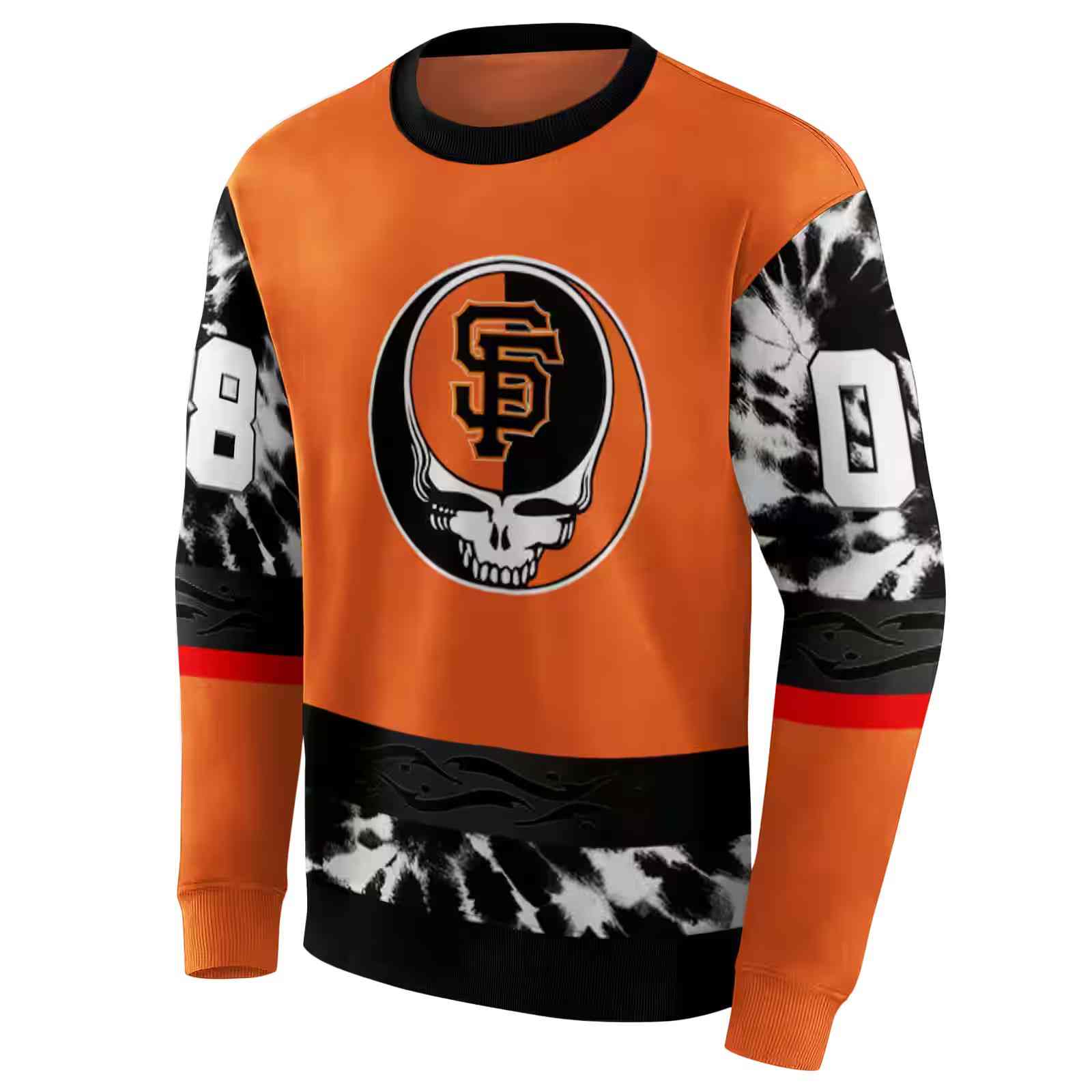 personalized san francisco giants grateful vibes orange hoodie new arrival