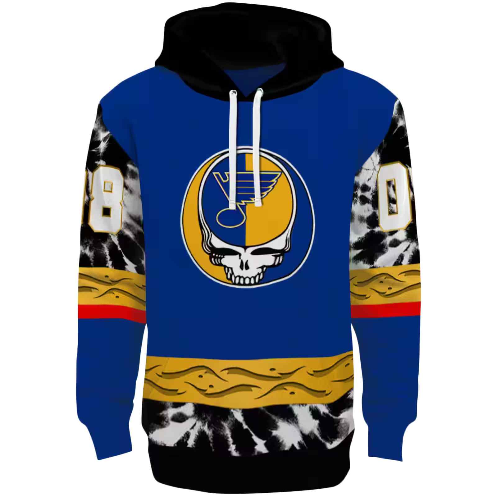 Personalized St. Louis Blues Grateful Vibes Blue Hoodie