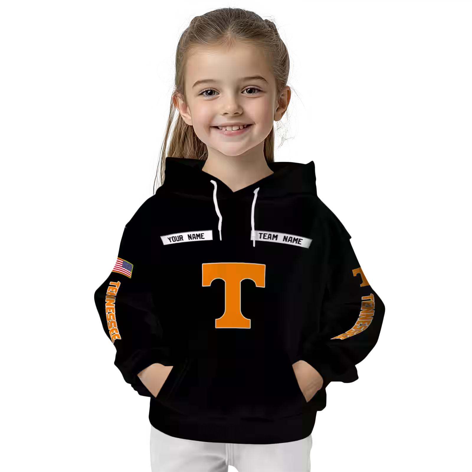 personalized tennessee volunteers punisher skull black hoodie top rated