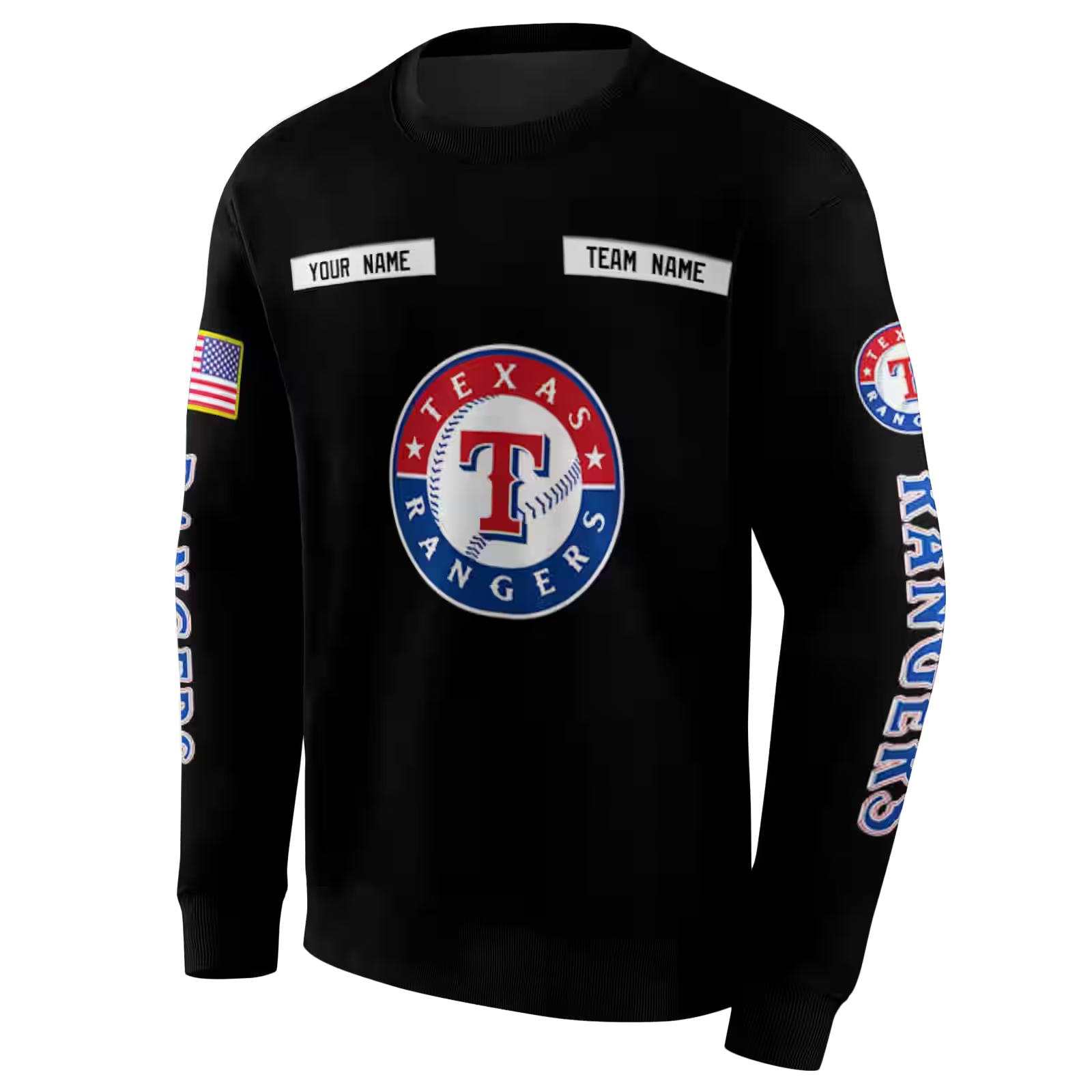 personalized texas rangers punisher skull black hoodie new arrival