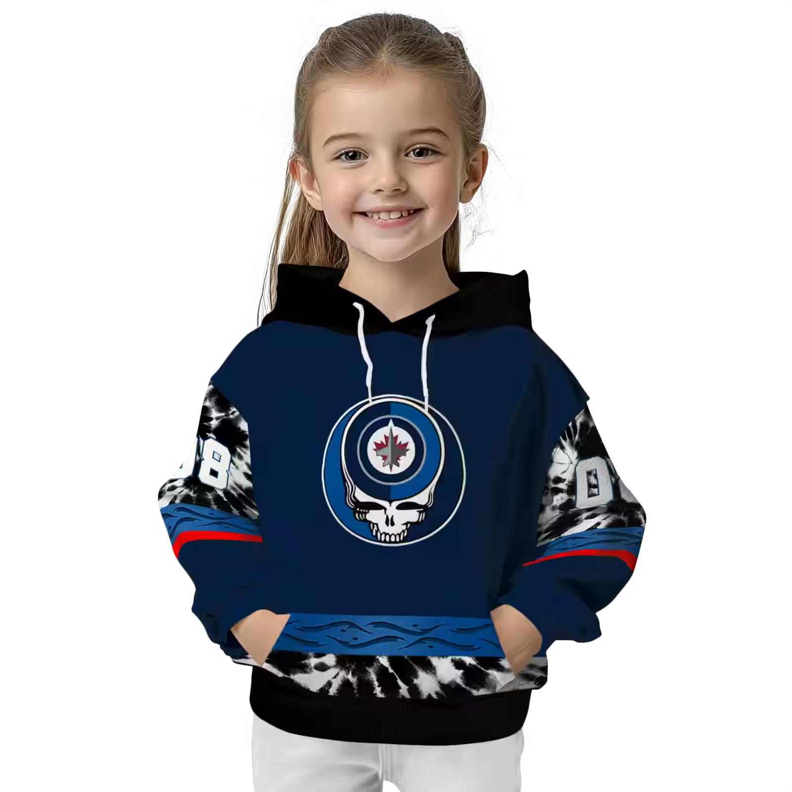 personalized winnipeg jets grateful vibes blue hoodie top rated