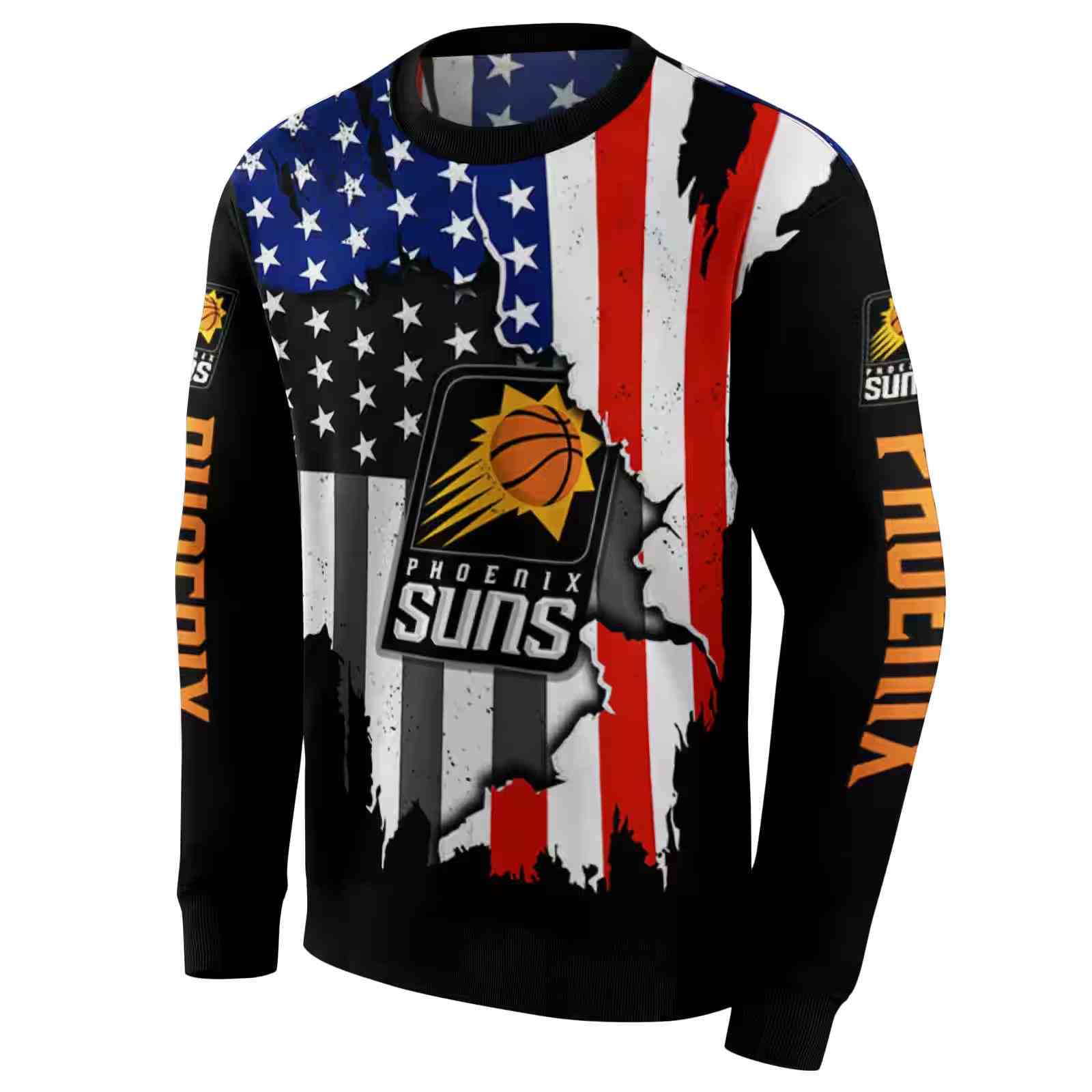 phoenix suns american pride black hoodie new arrival