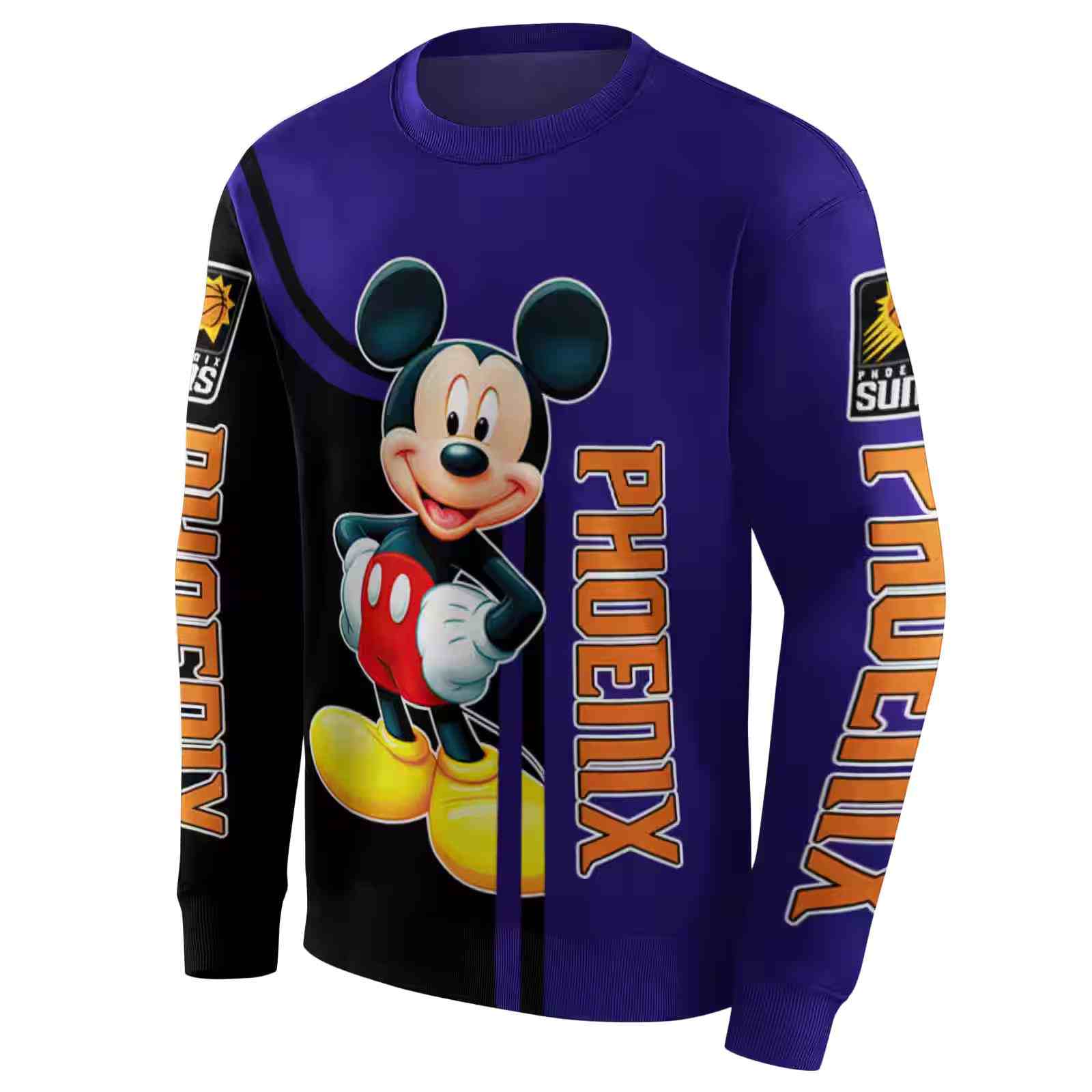 phoenix suns mickey mouse purple black hoodie new arrival