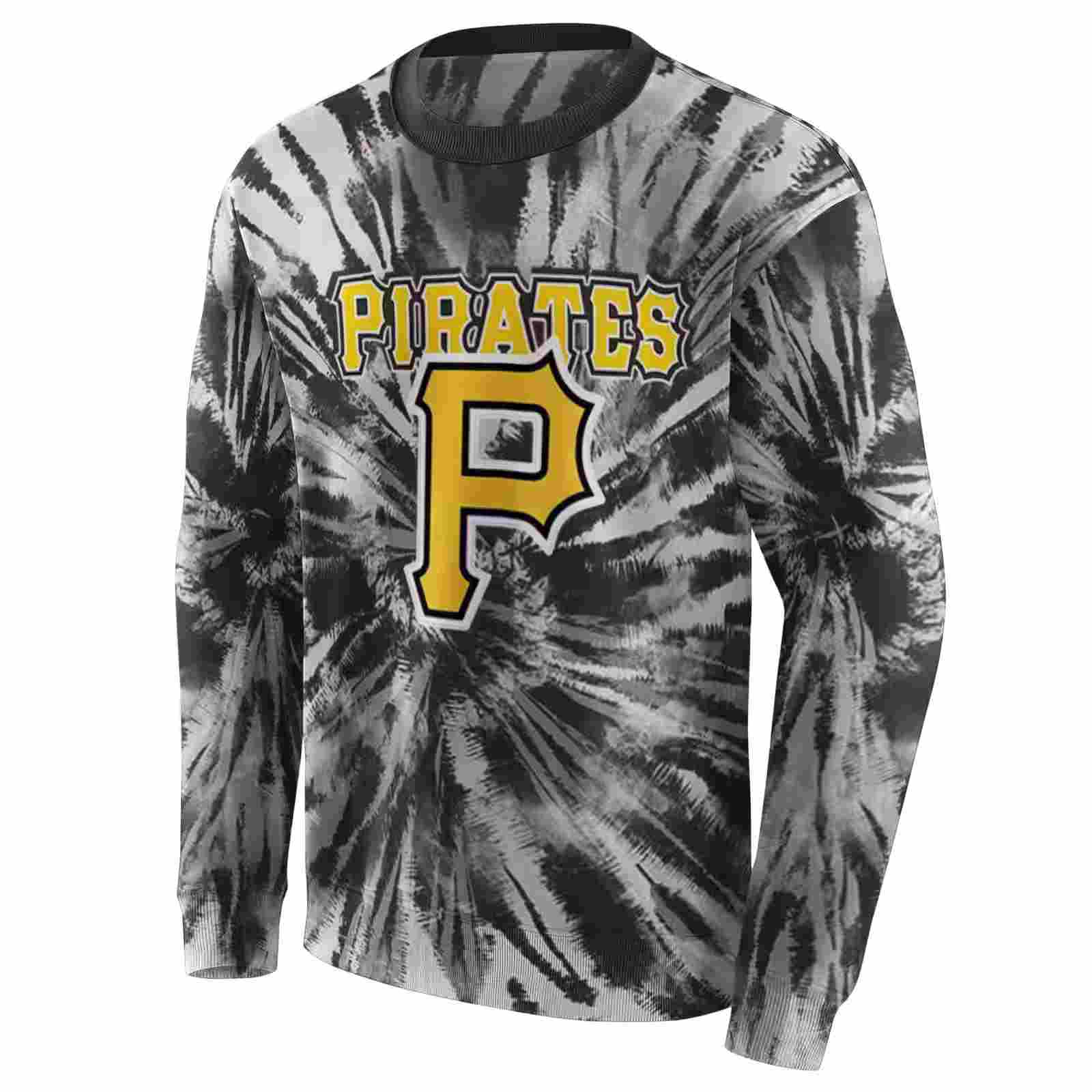 pittsburgh pirates tie dye pattern black hoodie new arrival