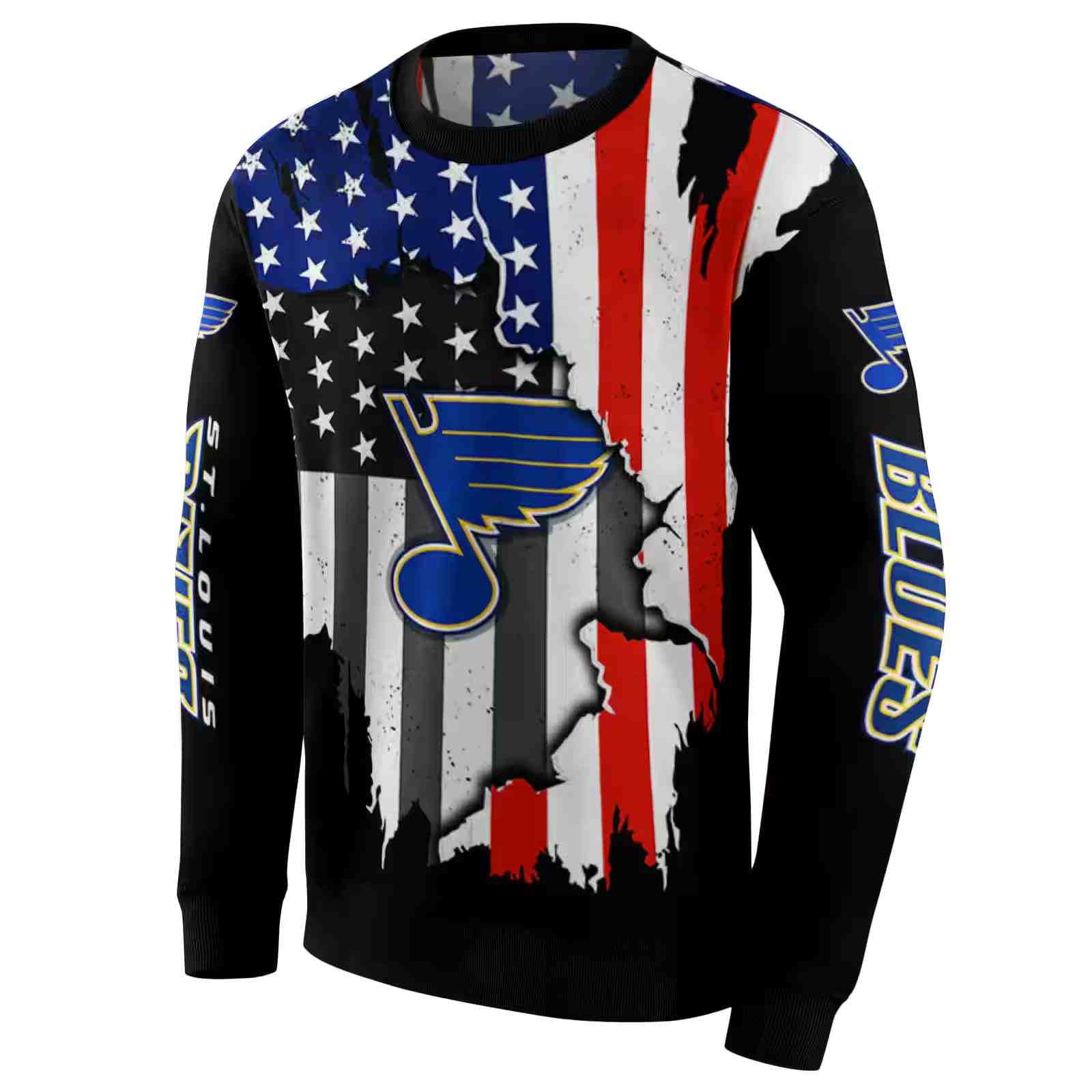 st louis blues american pride black hoodie new arrival