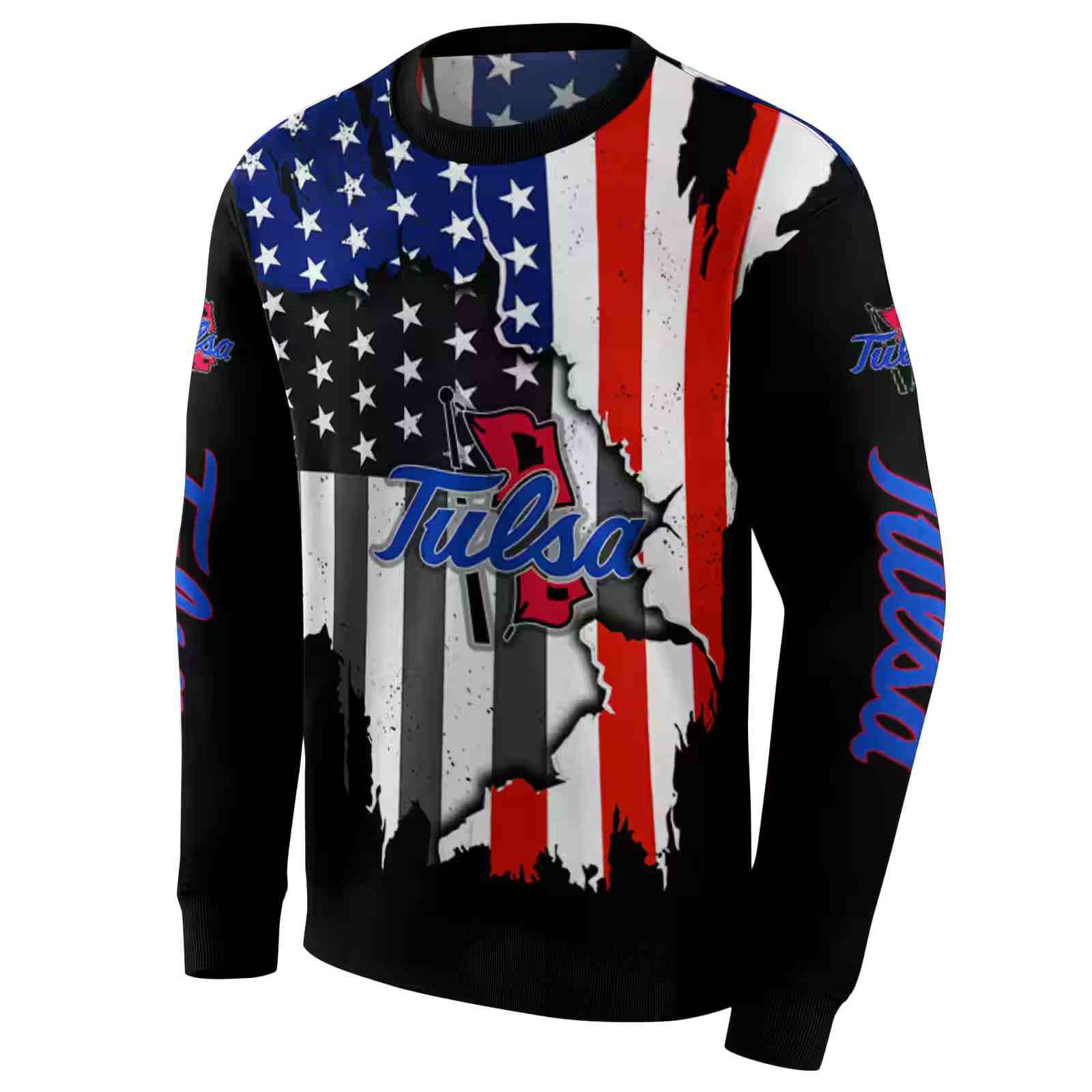 tulsa golden hurricane american pride black hoodie new arrival