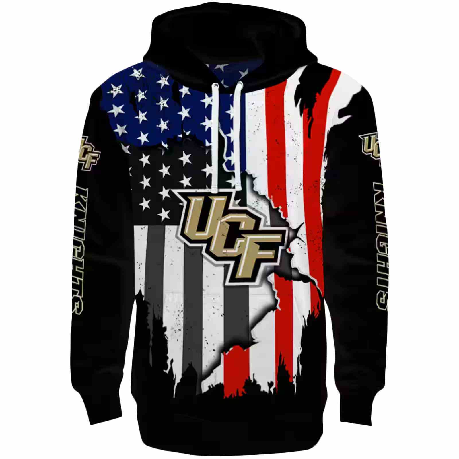 UCF Knights American Pride Black Hoodie