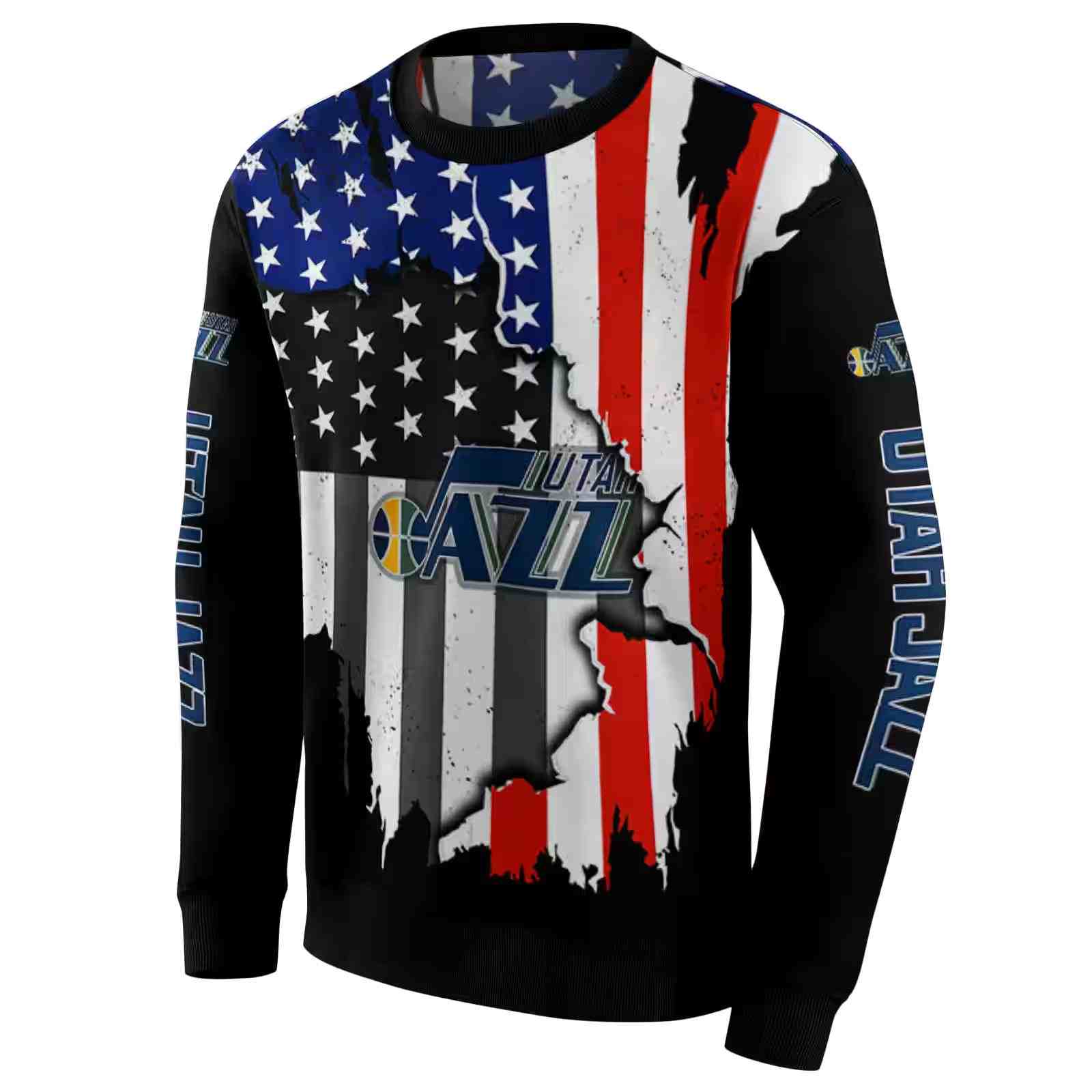 utah jazz american pride black hoodie new arrival