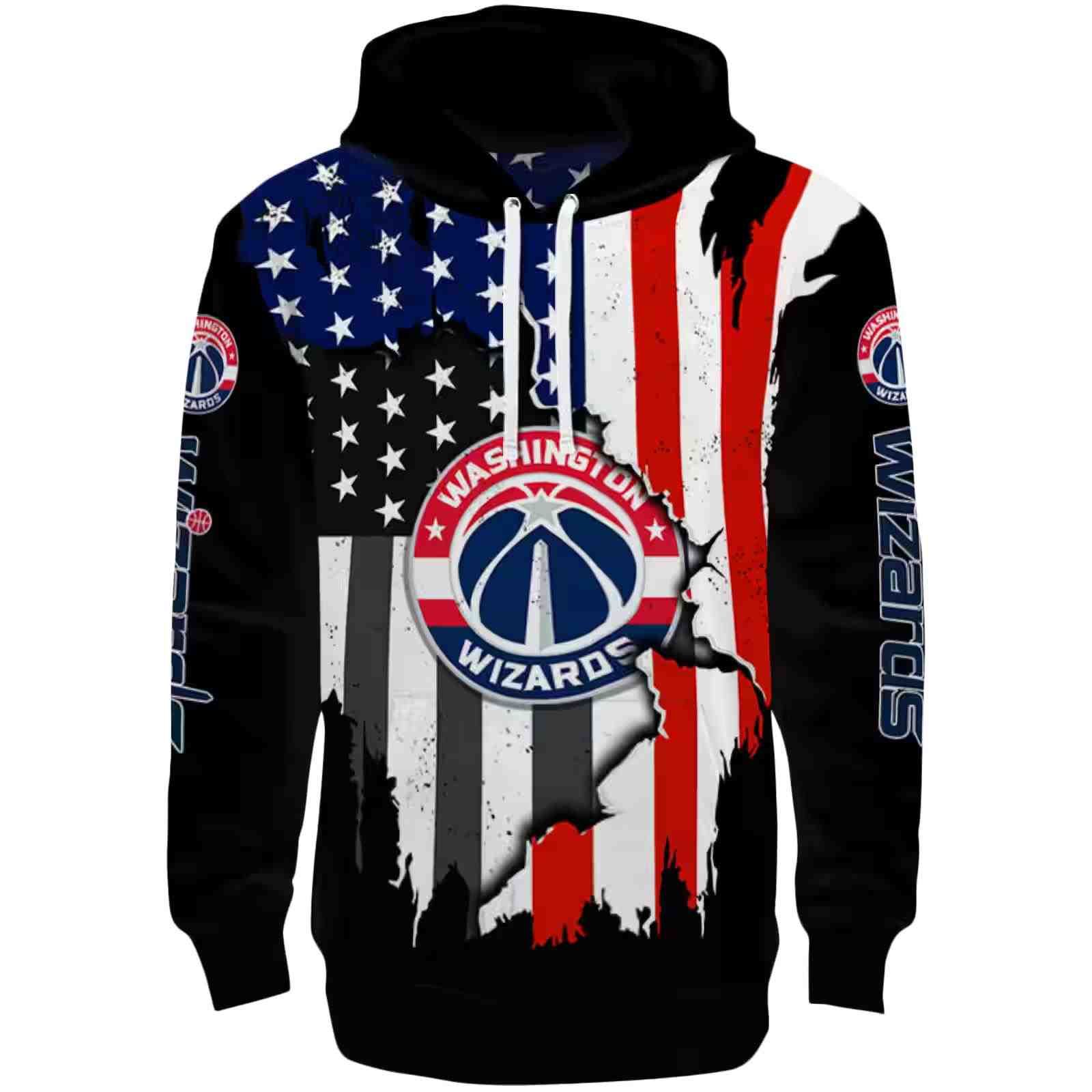 Washington Wizards American Pride Black Hoodie