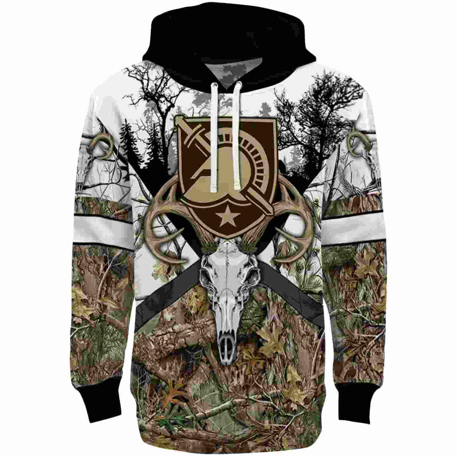 Custom Army Black Knights Forest Silhouette Hoodie